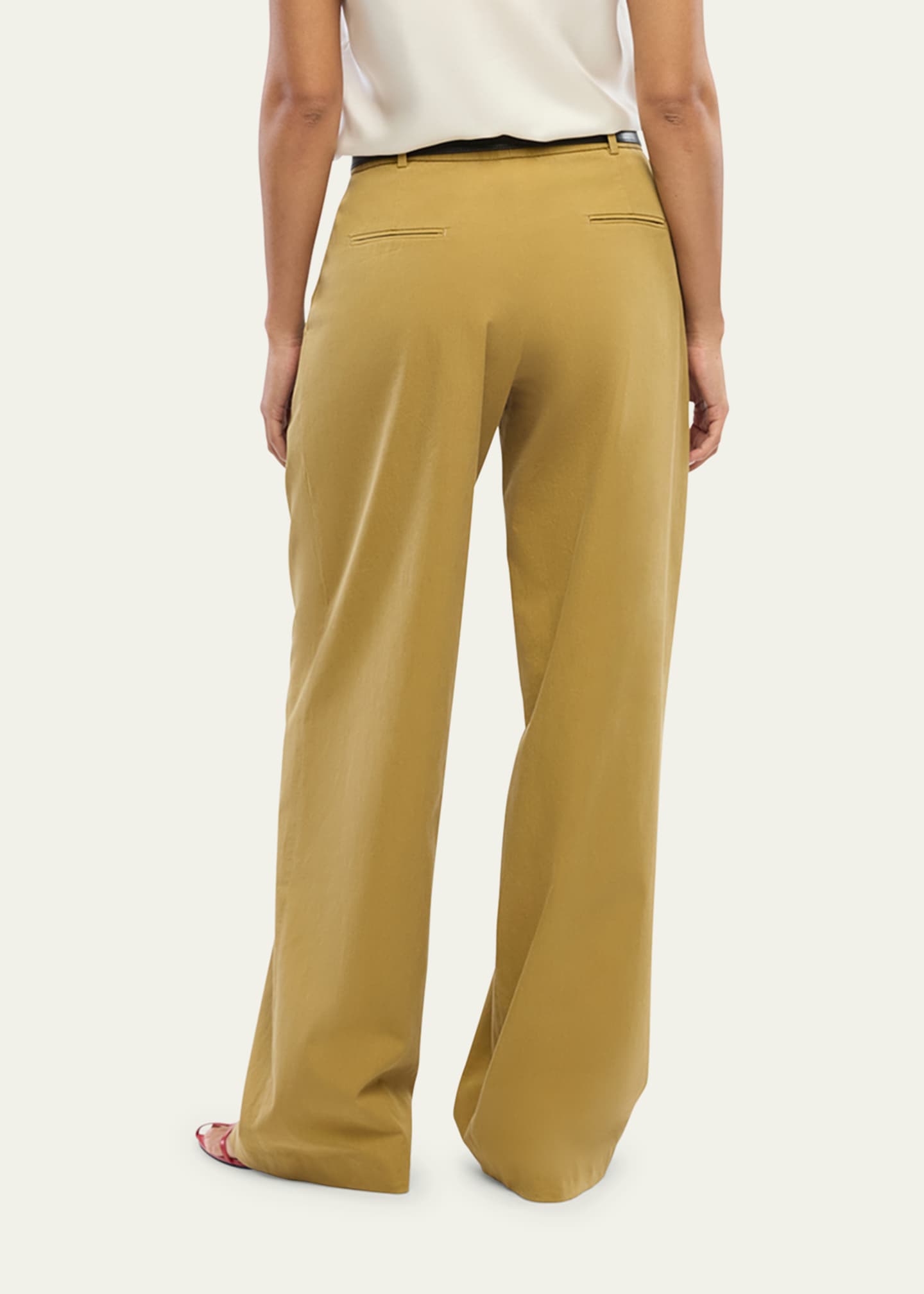 Another Tomorrow Relaxed Wide Leg Pants Image 3 of 4