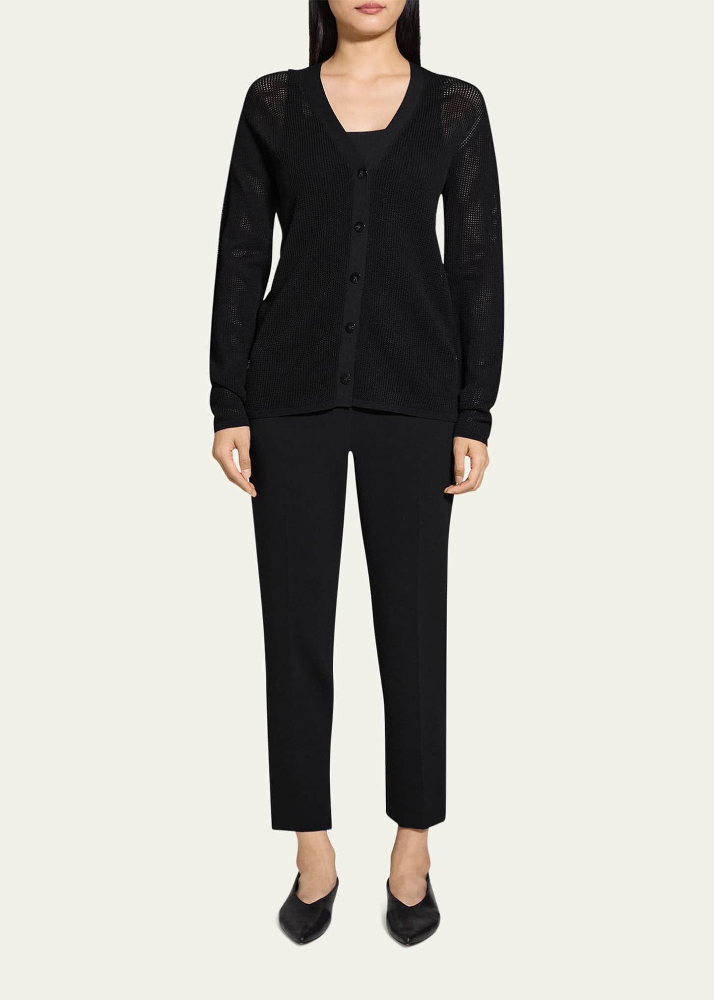 Pointelle Cardigan