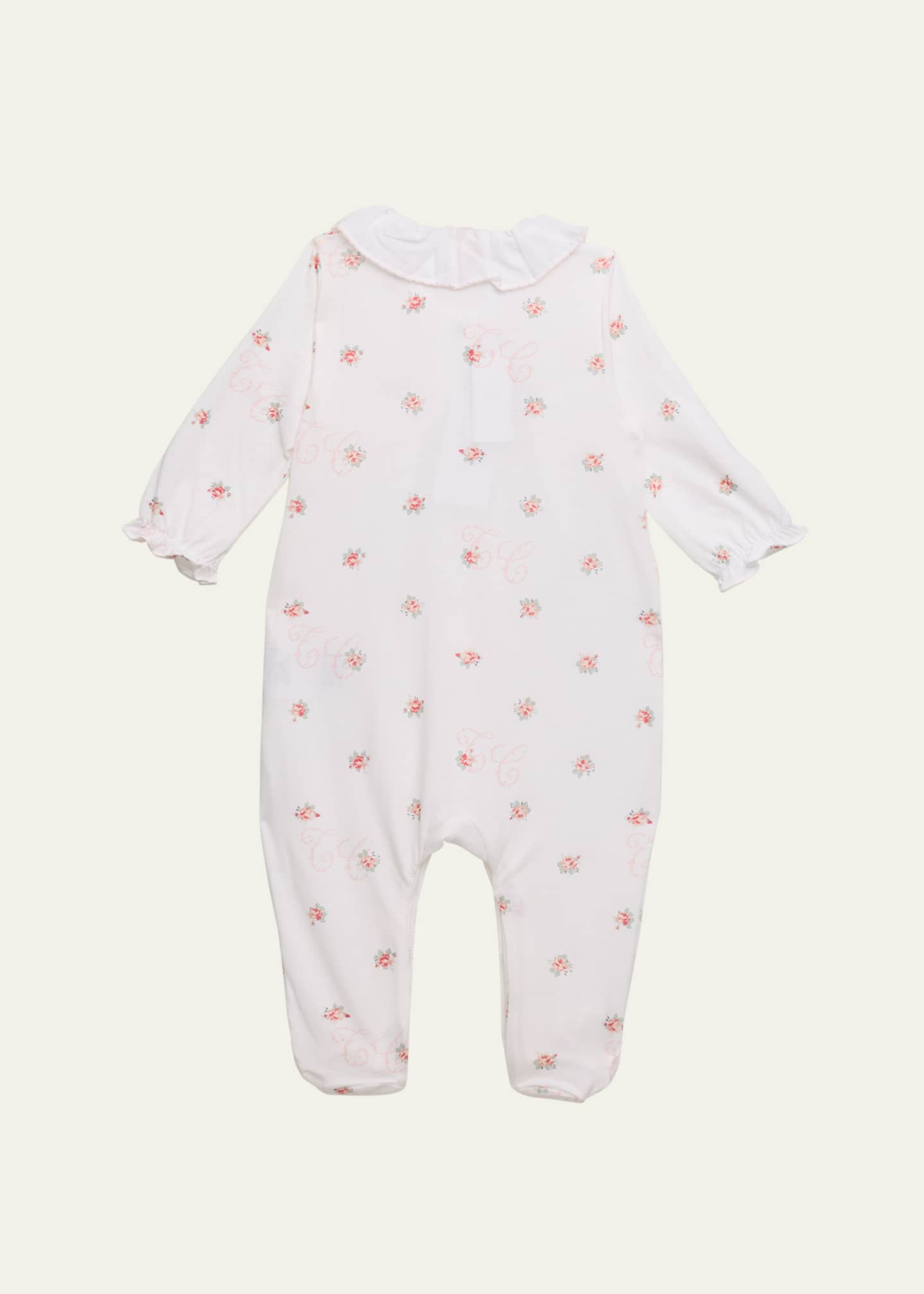 Tartine et Chocolat Girl's Floral-Print Cotton Pajamas, Size Newborn-4 Image 2 of 3