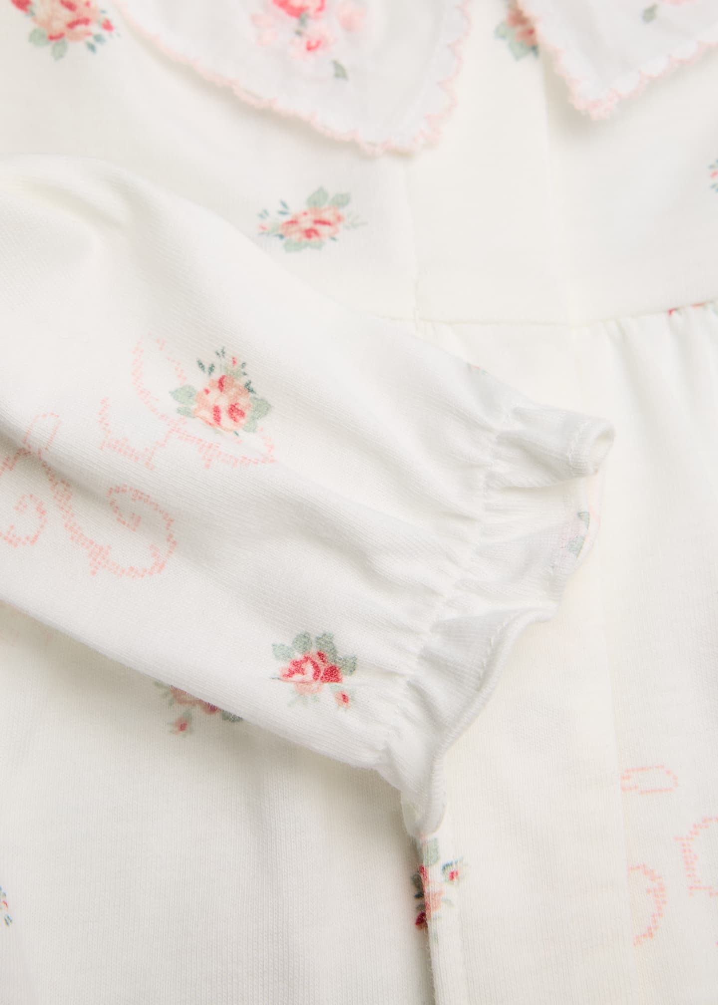 Tartine et Chocolat Girl's Floral-Print Cotton Pajamas, Size Newborn-4 Image 3 of 3