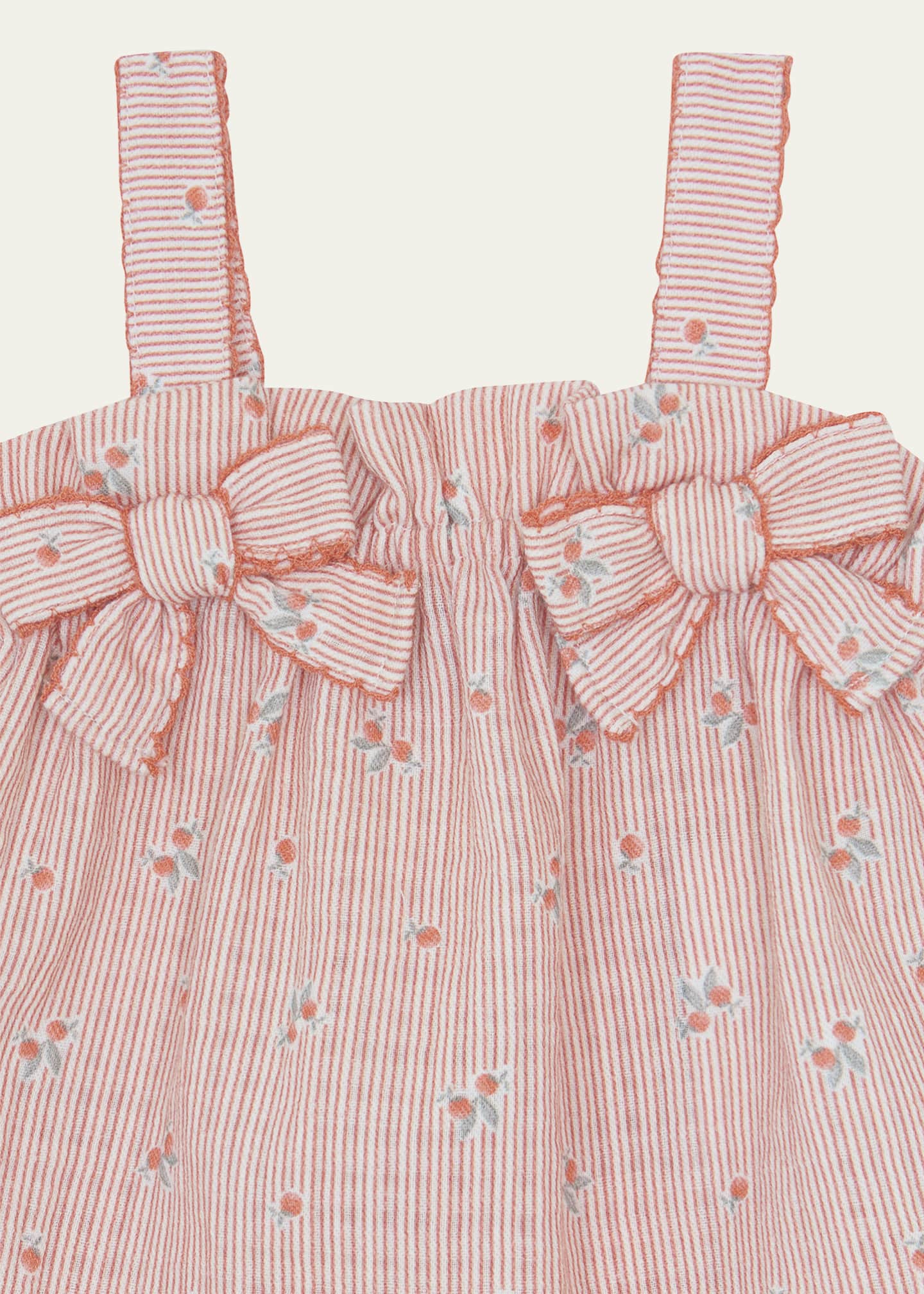 Tartine et Chocolat Girl's Striped Top & Bloomers Set, Size 3M-2 Image 4 of 4