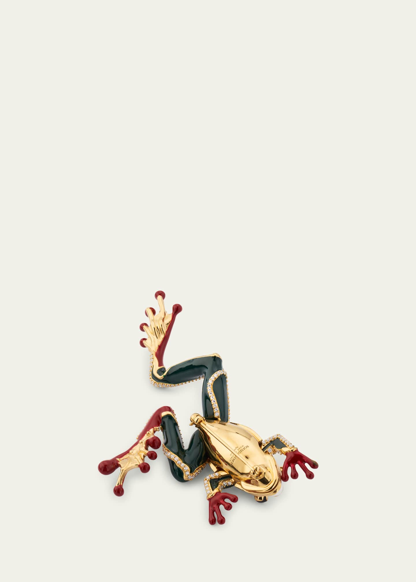 BOTTEGA VENETA ラナ ラージ ブローチ Bottega Veneta Rana Large Frog Brooch - Bergdorf Goodman