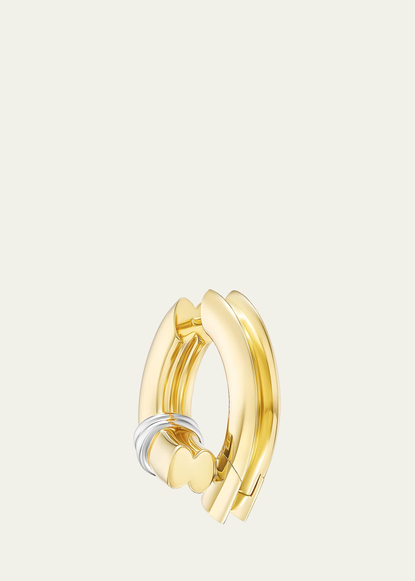 TABAYER Fairmined 18K Yellow and White Gold Oera Stack Earrings Image 3 of 3
