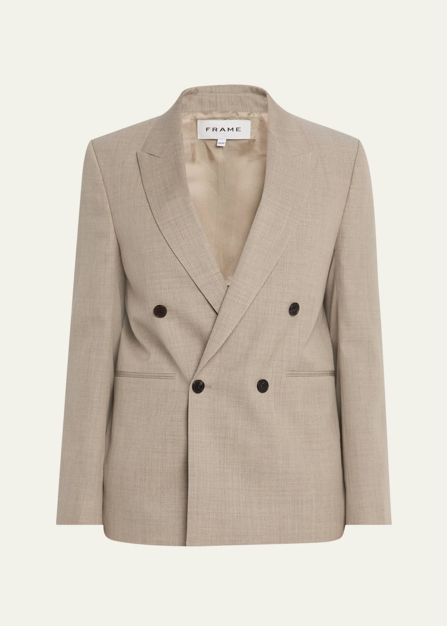 FRAME Men's Double-Breasted Wool Blazer Image 1 of 7
