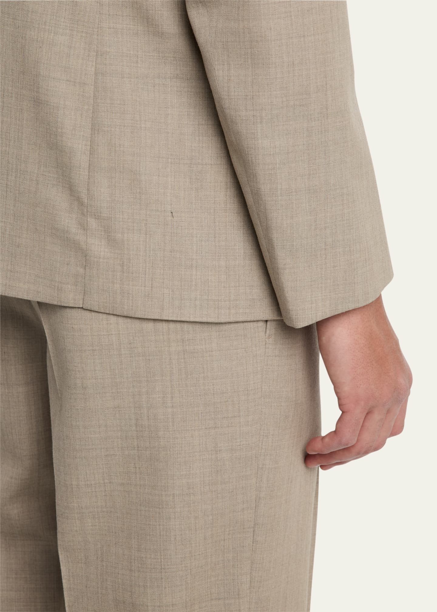 FRAME Men's Double-Breasted Wool Blazer Image 7 of 7