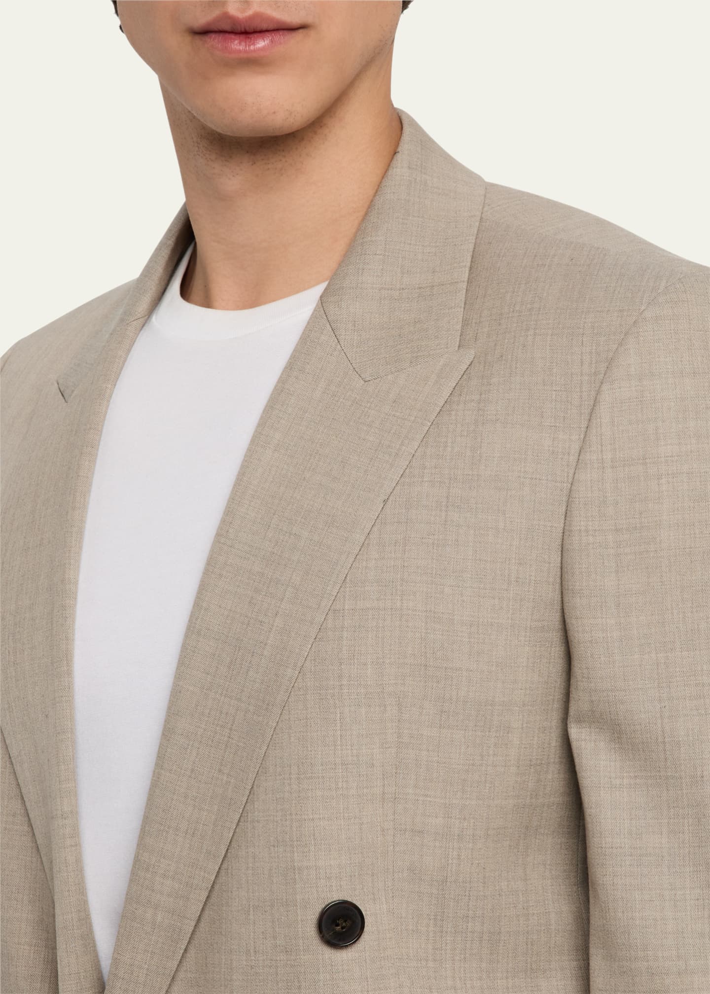 FRAME Men's Double-Breasted Wool Blazer Image 4 of 7