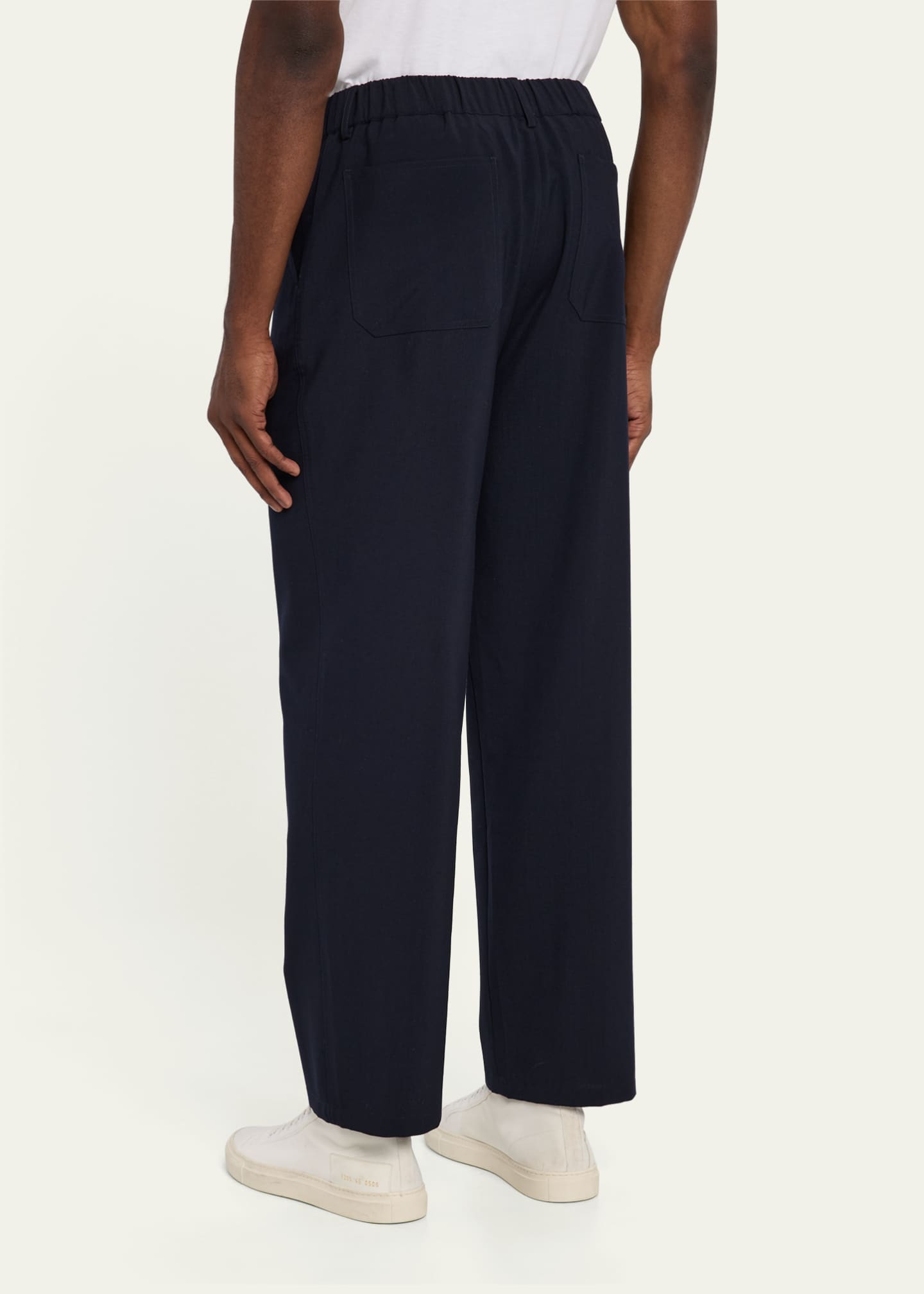 FRAME Men's Relaxed Wool Trousers Image 3 of 5
