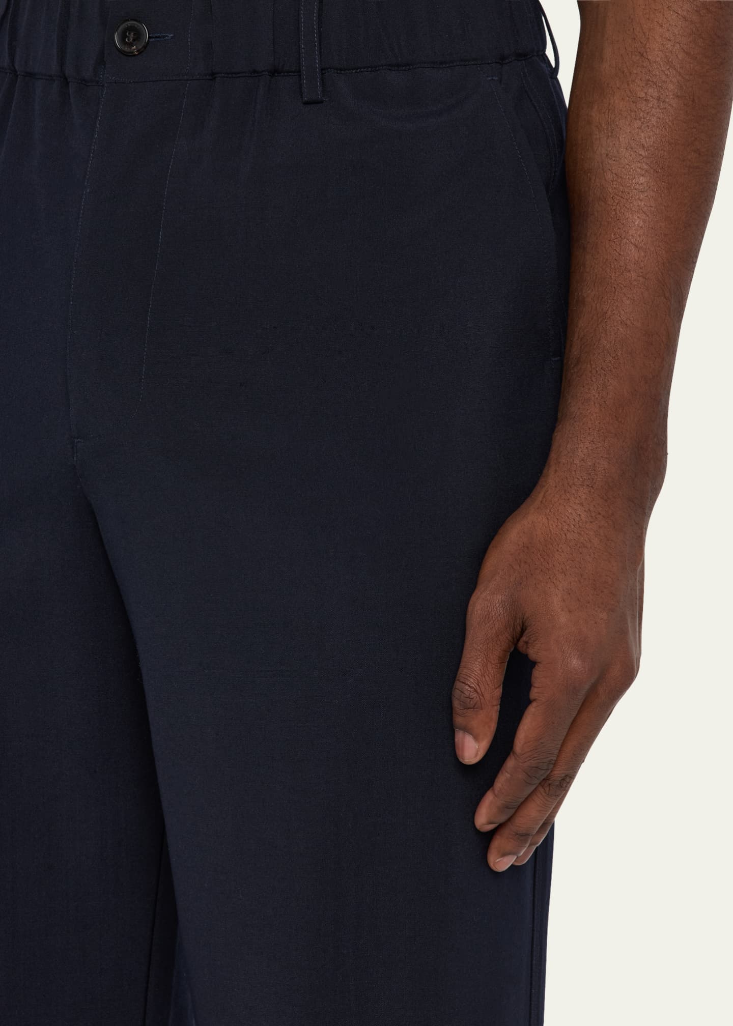 FRAME Men's Relaxed Wool Trousers Image 5 of 5