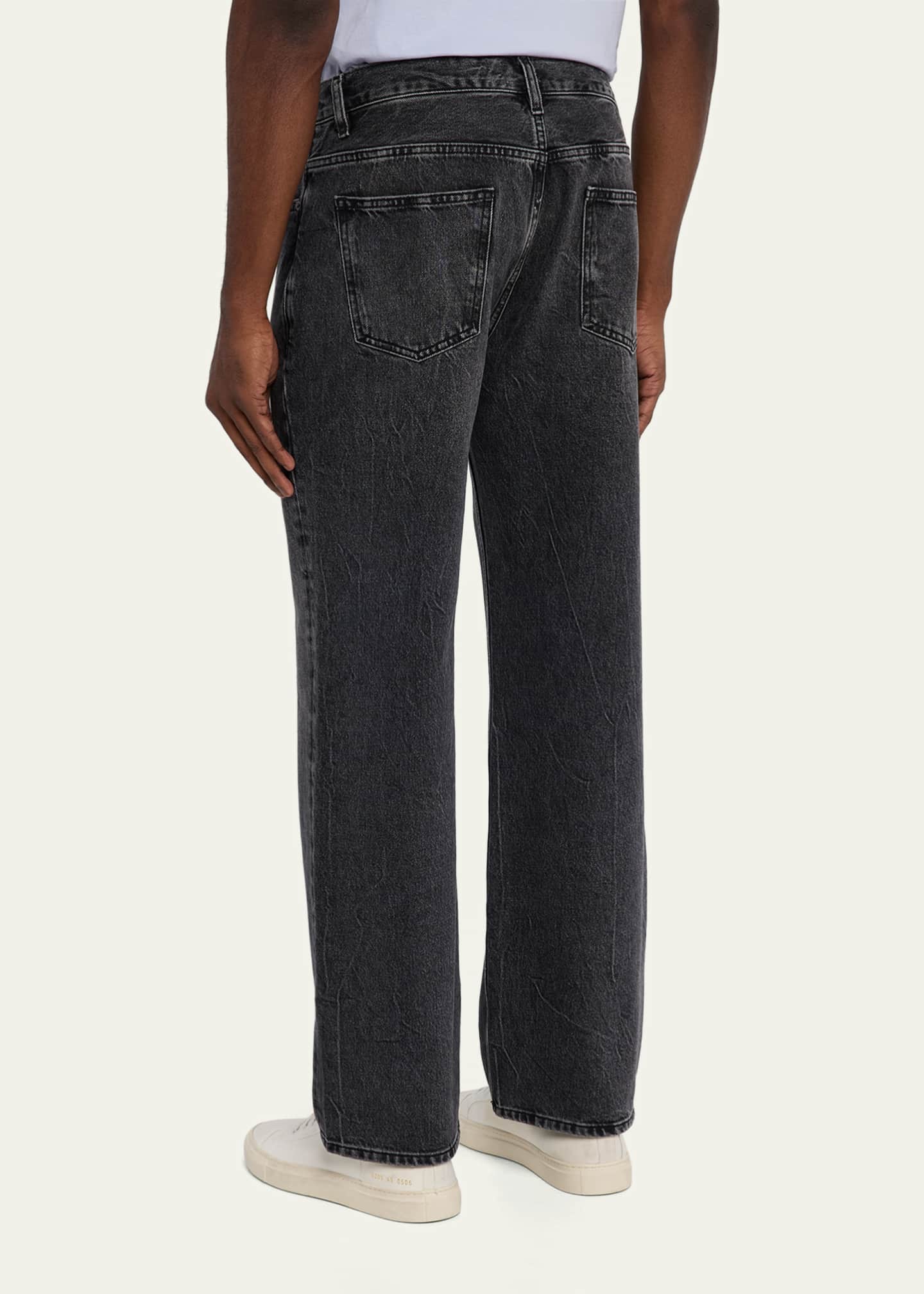 FRAME Men's Washed Denim Relaxed Jeans Image 3 of 5