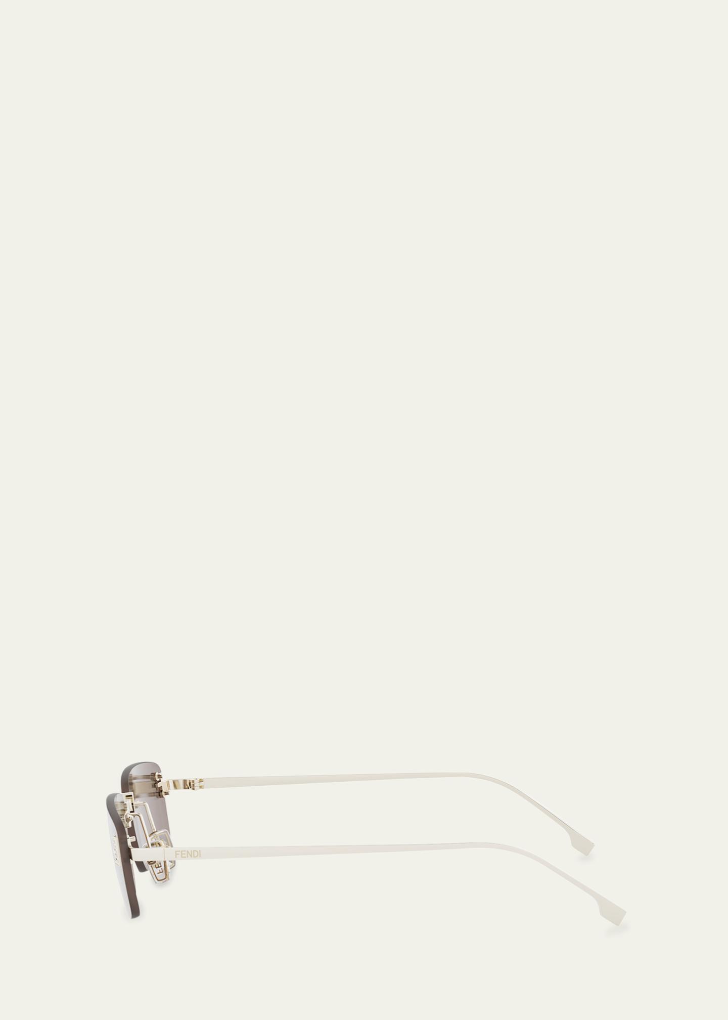 Fendi Fendi First Crystalized Logo Sunglasses - Bergdorf Goodman