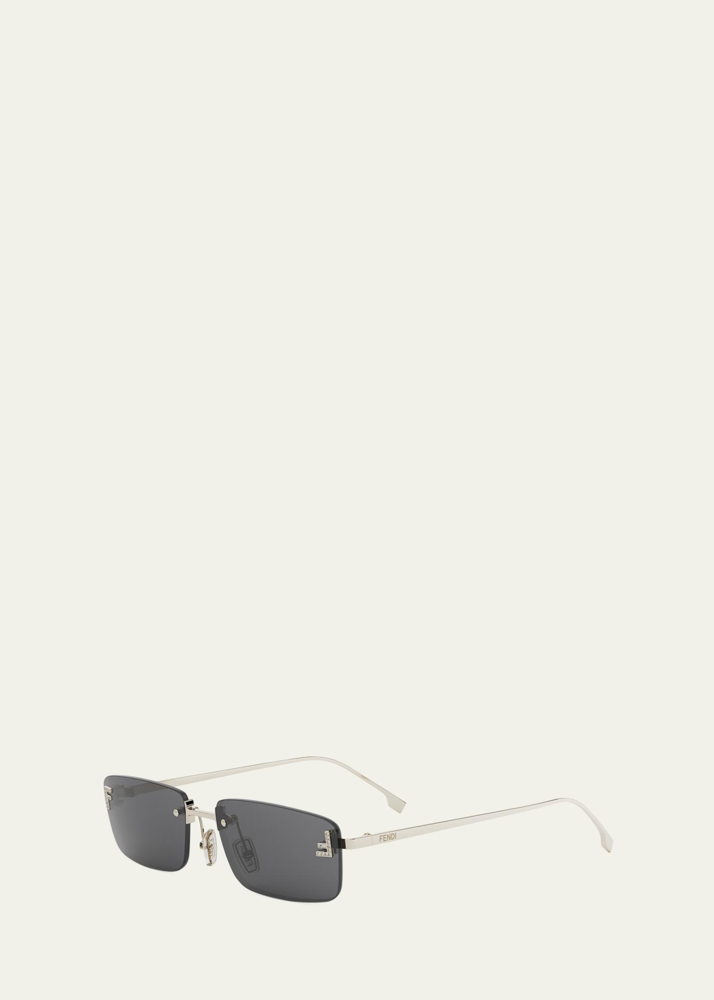 Fendi Fendi First Crystalized Logo Sunglasses - Bergdorf Goodman