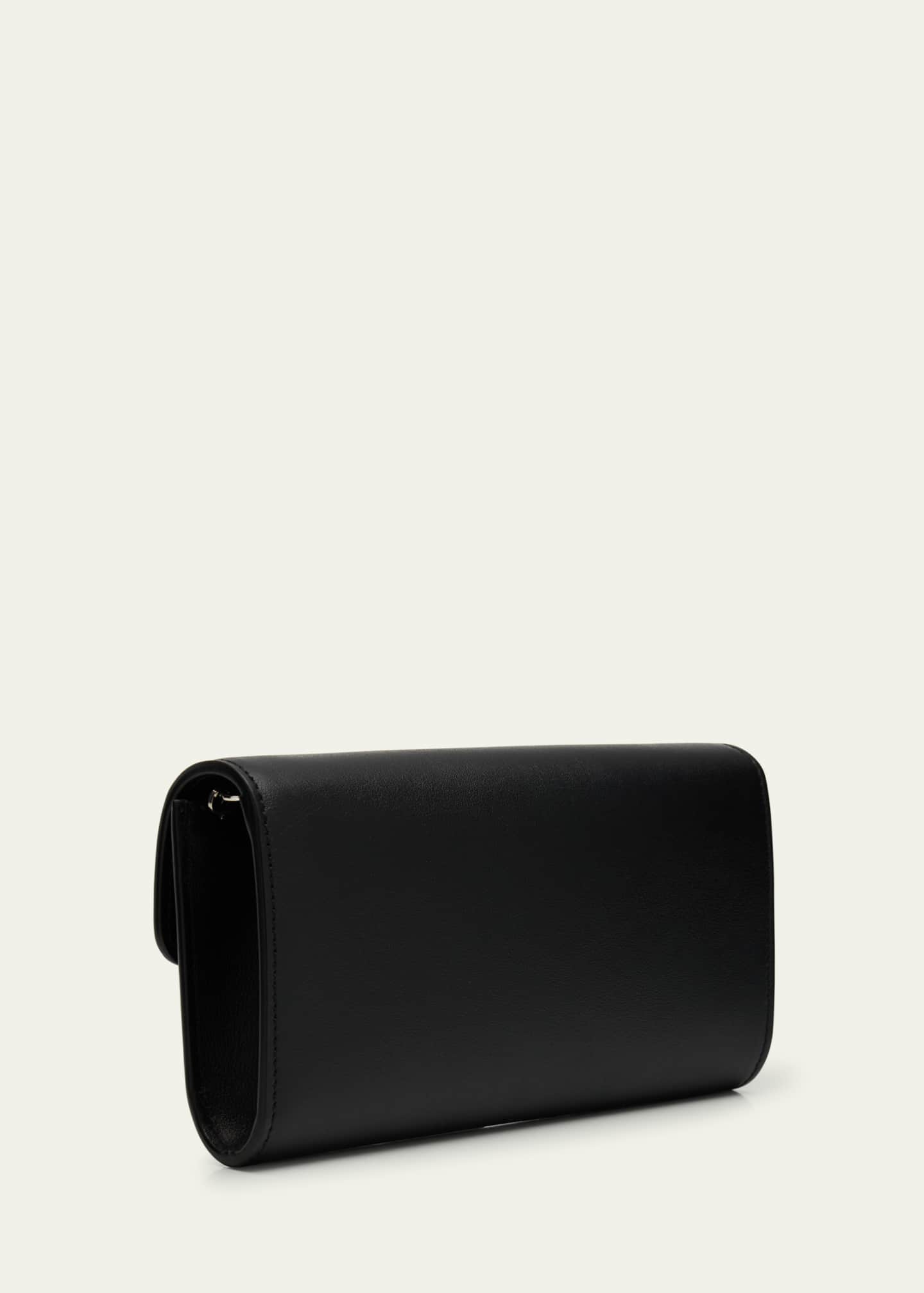 Jimmy Choo Bing Crystal Smooth Leather Wallet Image 3 of 6