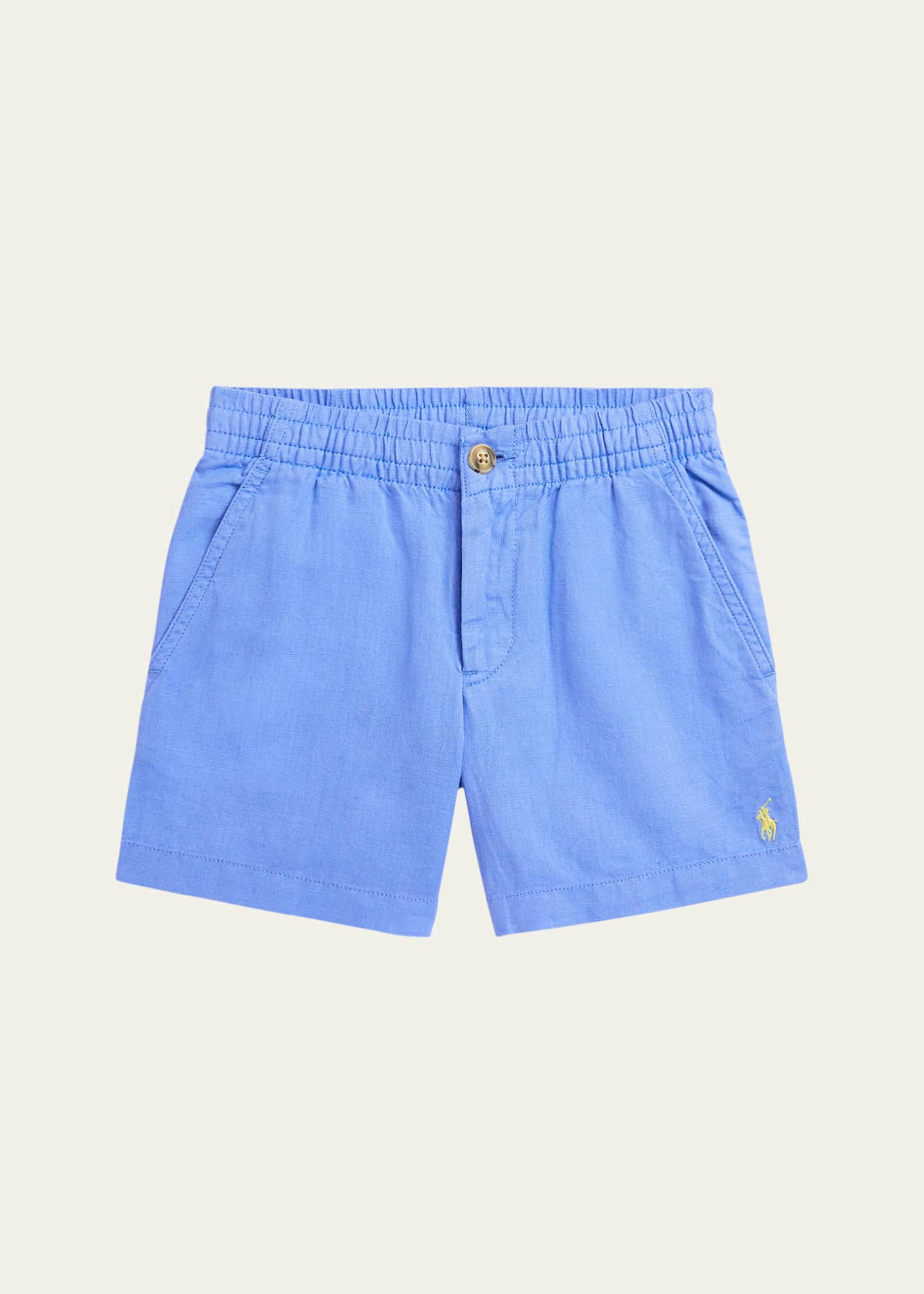 Ralph Lauren Childrenswear Boy's Pony Embroidered Shorts, Size 2-7 Image 1 of 3