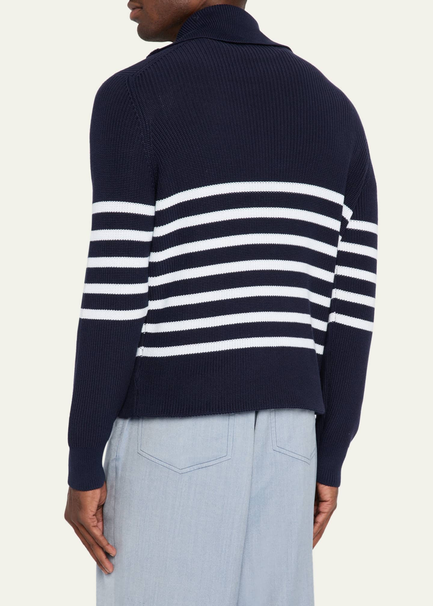Brunello Cucinelli Men's High Summer Capsule Cotton Rib Half