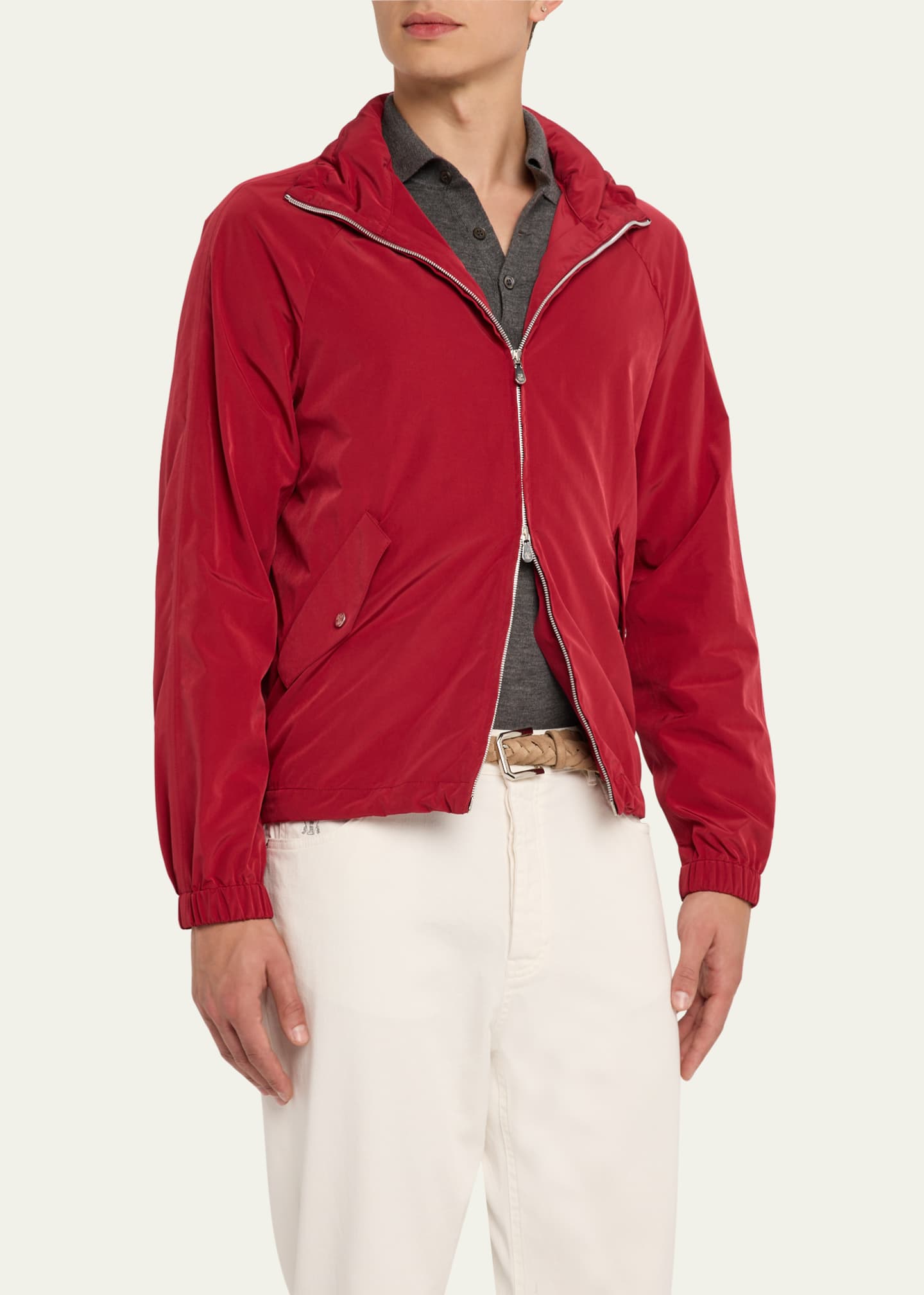 Brunello Cucinelli Men's Water-Resistant Jacket Image 4 of 5