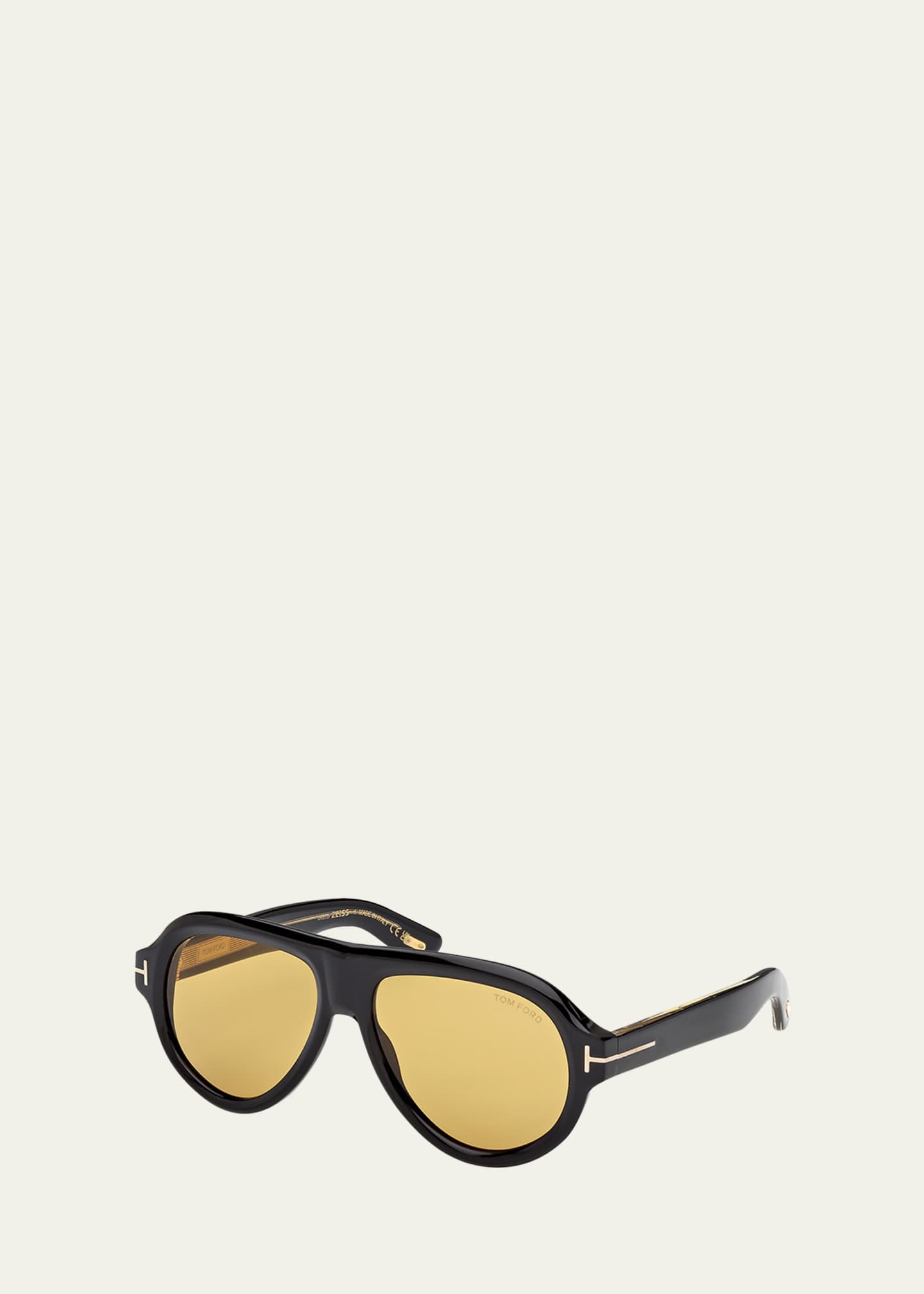 TOM FORD Men's Icon Collection Acetate Aviator Sunglasses