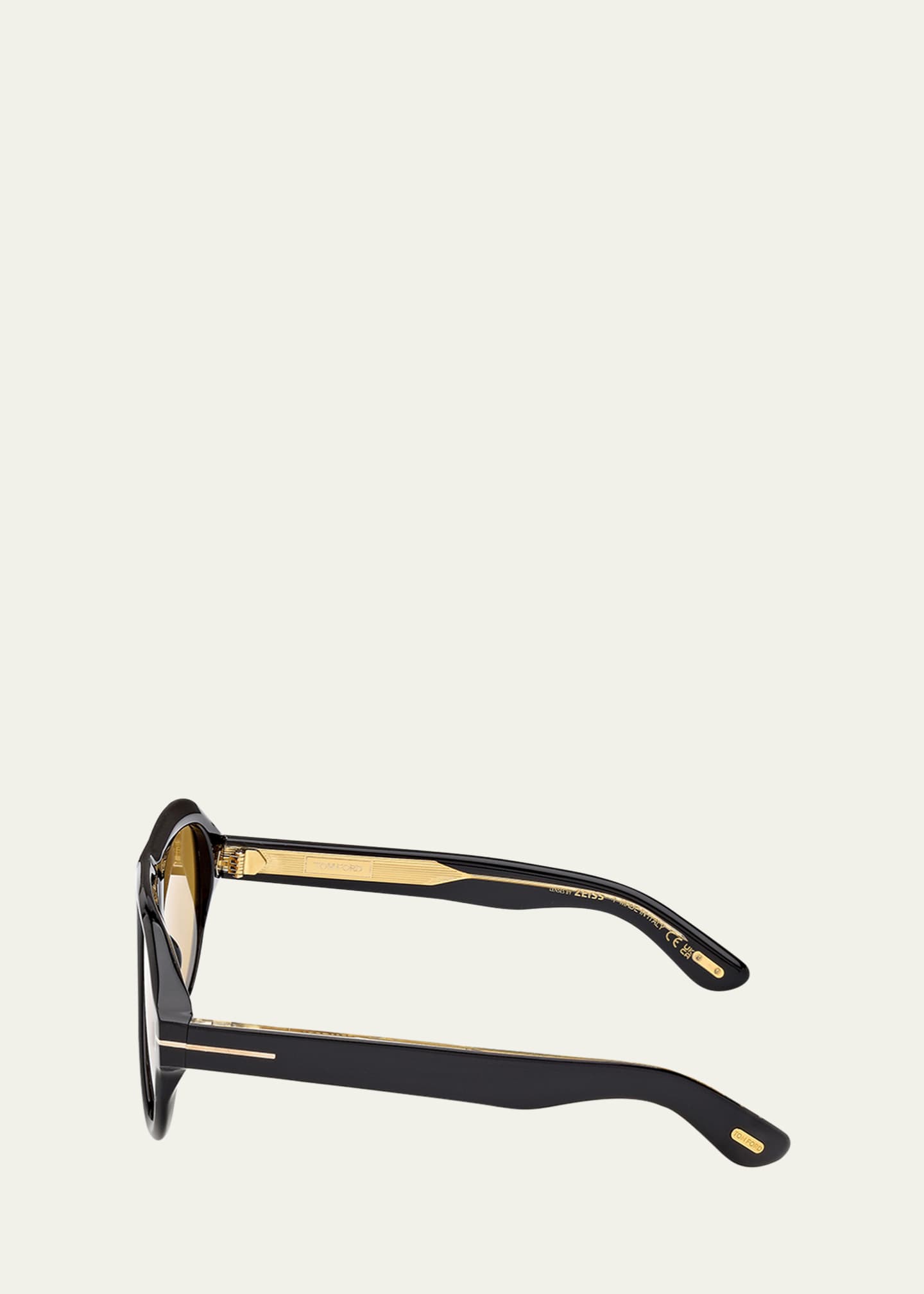TOM FORD Men's Icon Collection Acetate Aviator Sunglasses