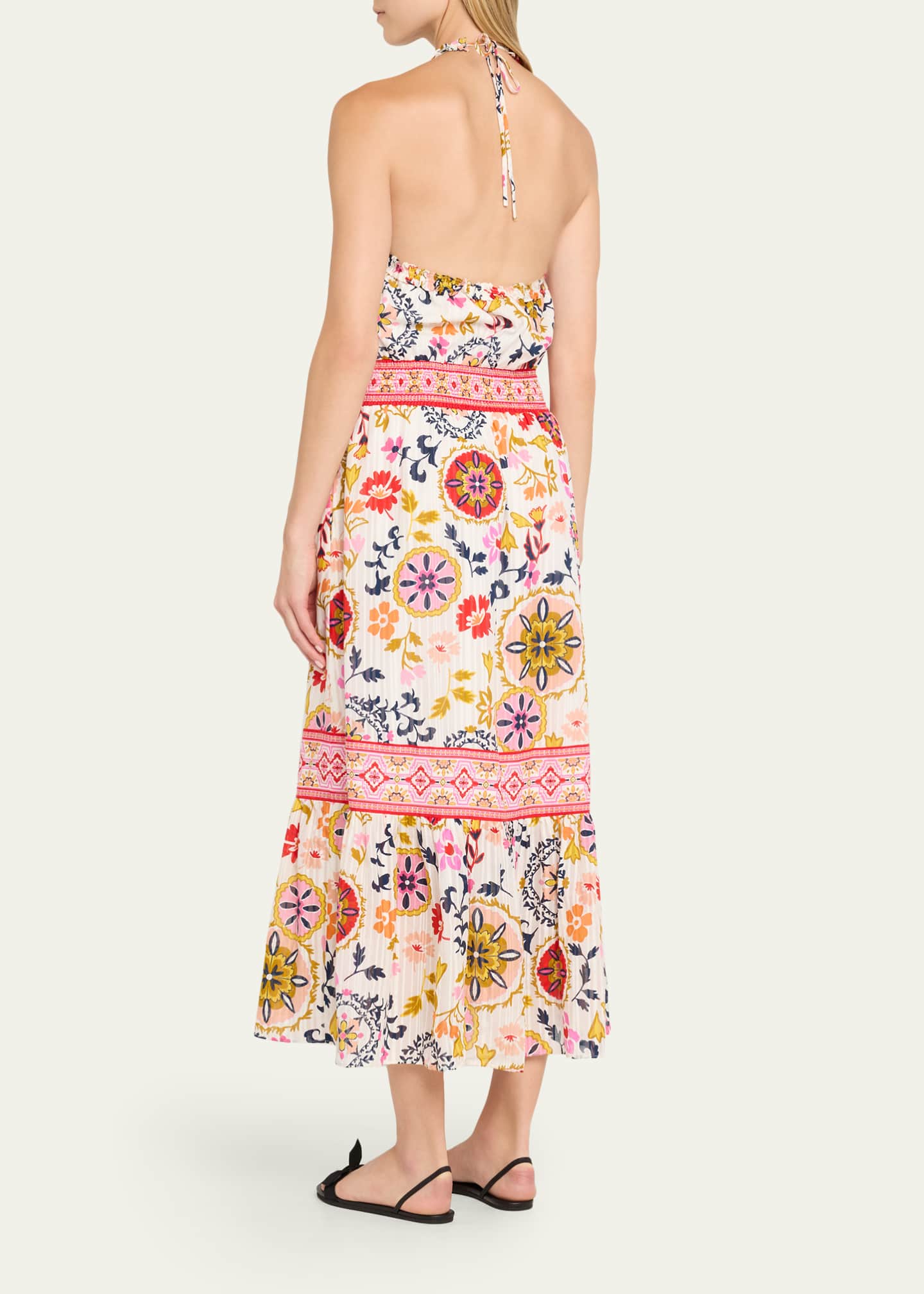 Delia Halter Midi Dress - Thumbnail 3
