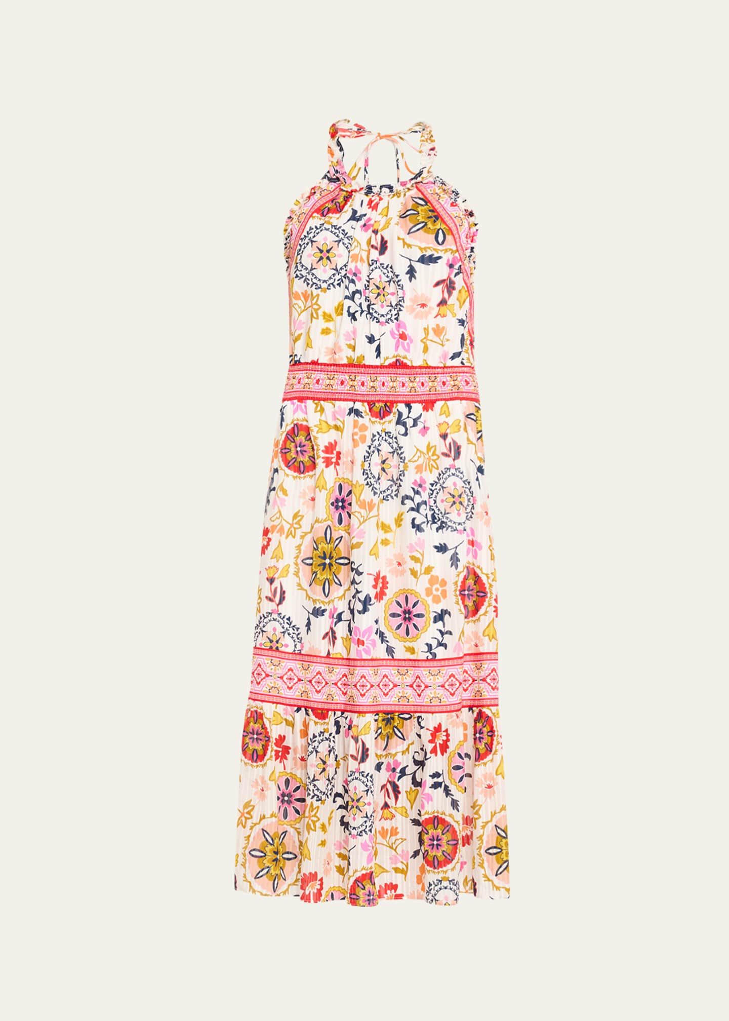 Delia Halter Midi Dress - Thumbnail 1