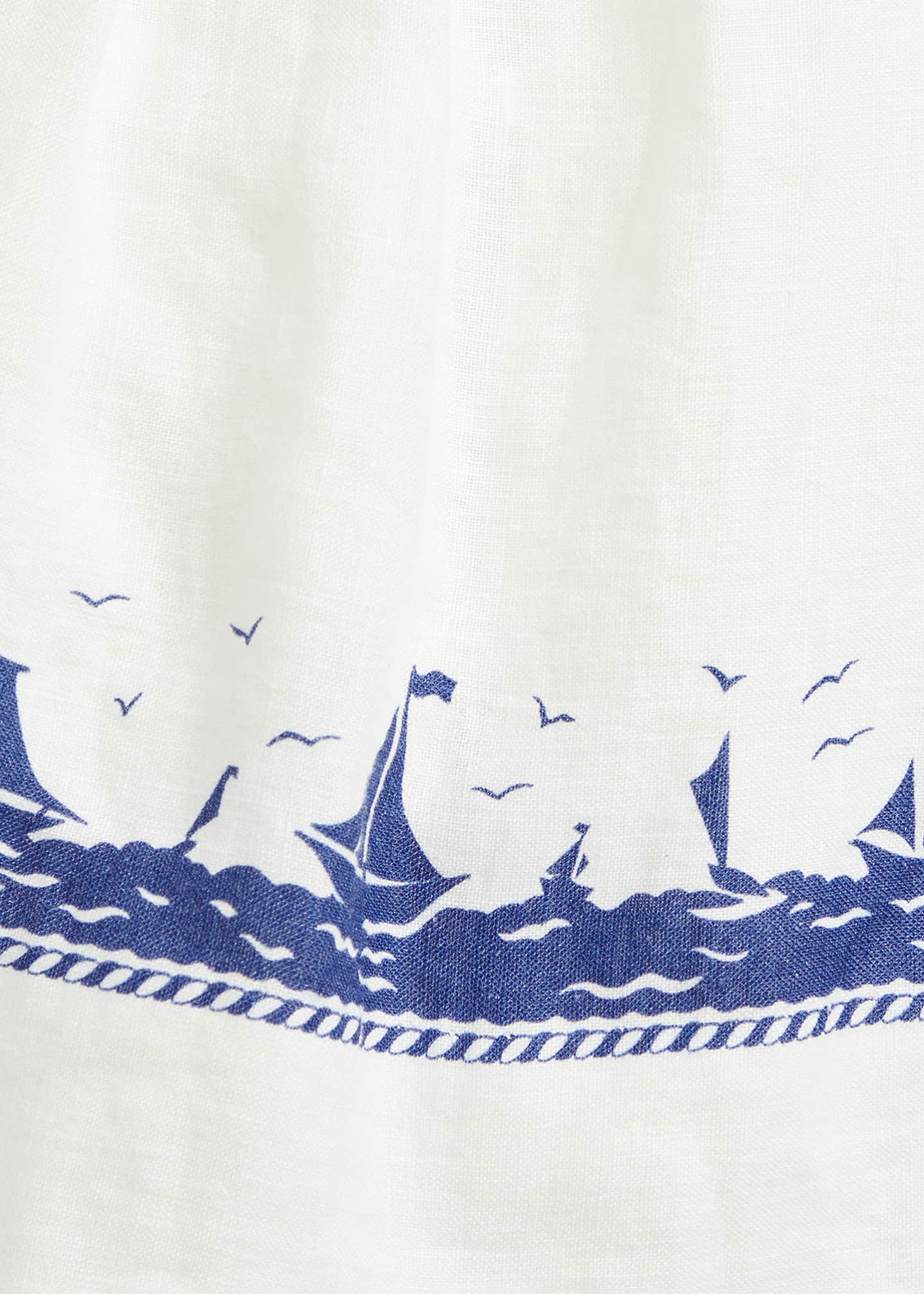 Ralph Lauren Childrenswear Girl's Embroidered Sailor Dress, Size 9M-24M Image 3 of 3