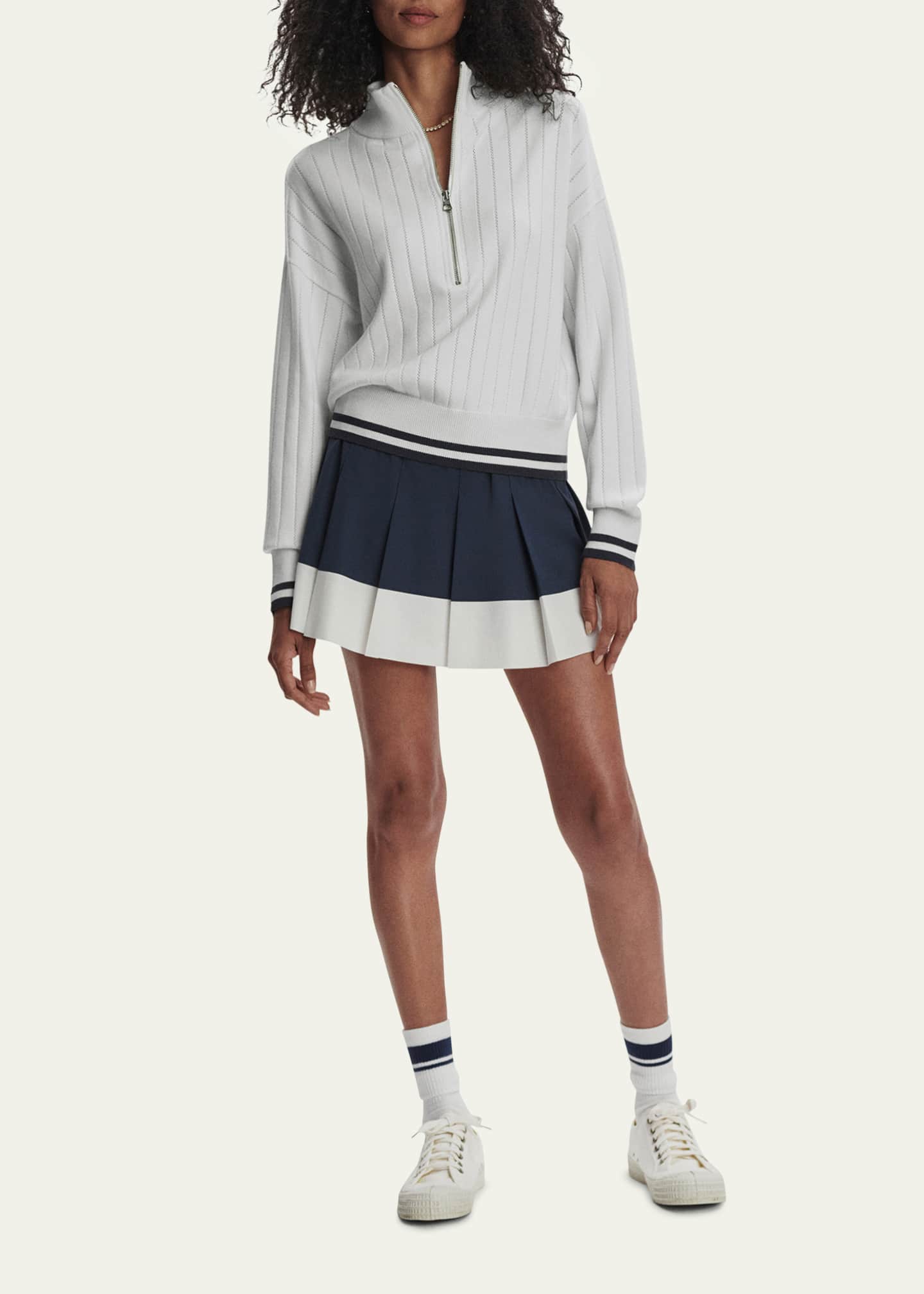 Varley Aliyah Half-Zip Knit Pullover Image 2 of 5