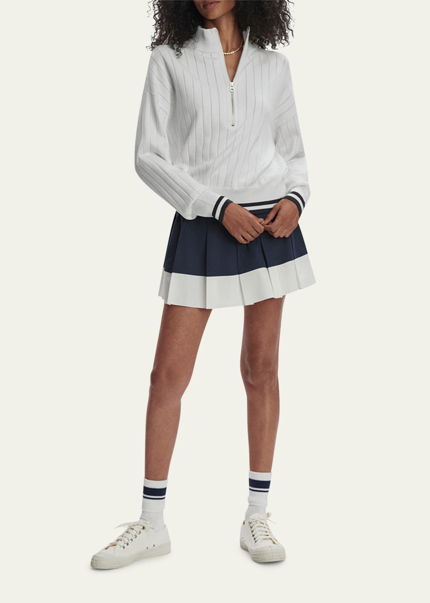 Varley Aliyah Half-Zip Knit Pullover Image 4 of 5