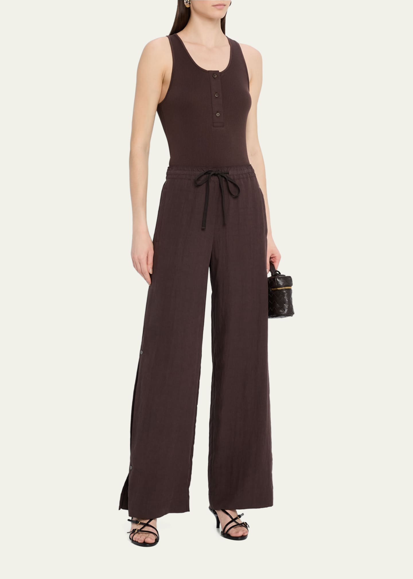 Vince Pull-On Side Snap Pants Image 2 of 5