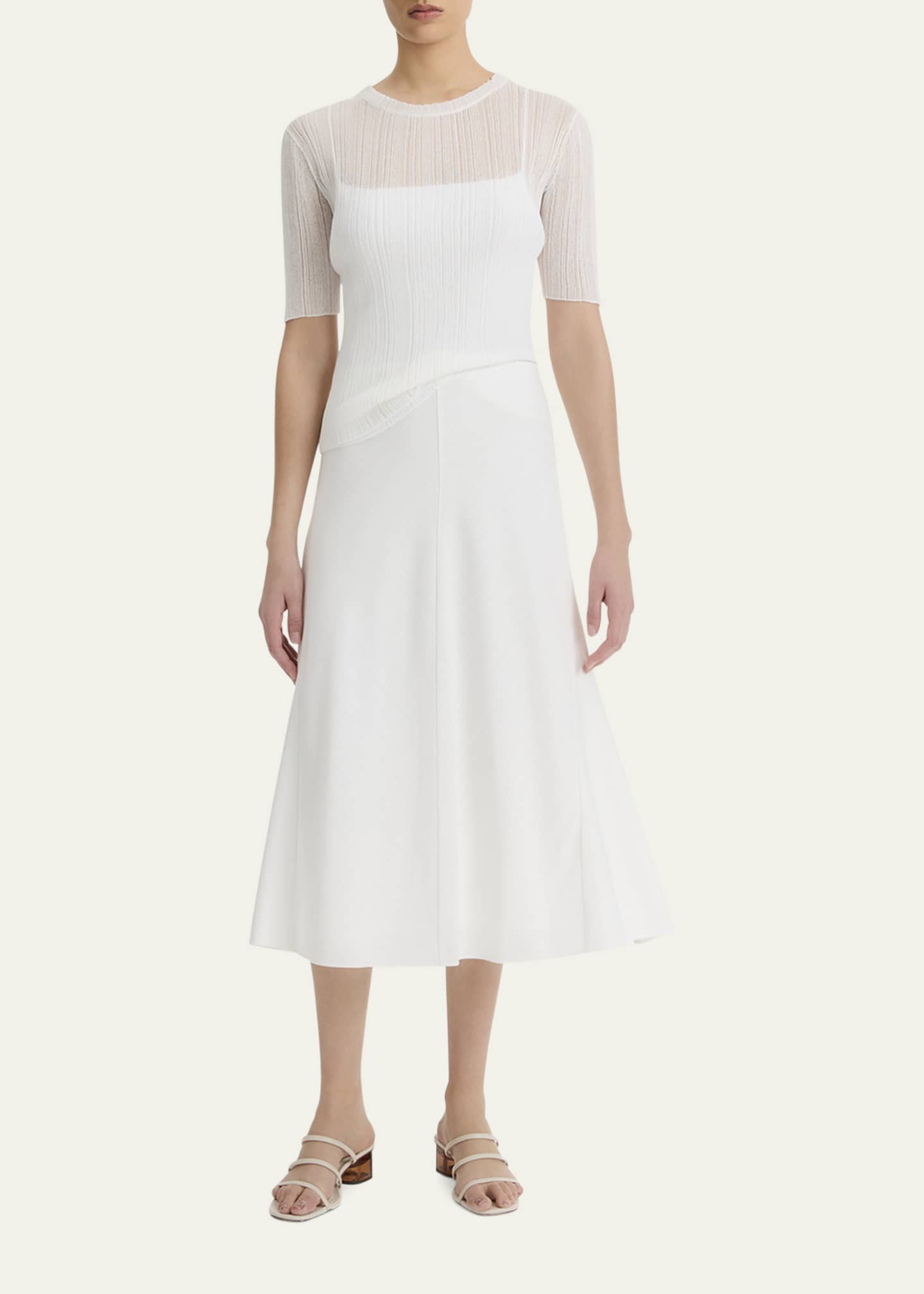 Vince Bias Midi Skirt Image 2 of 3
