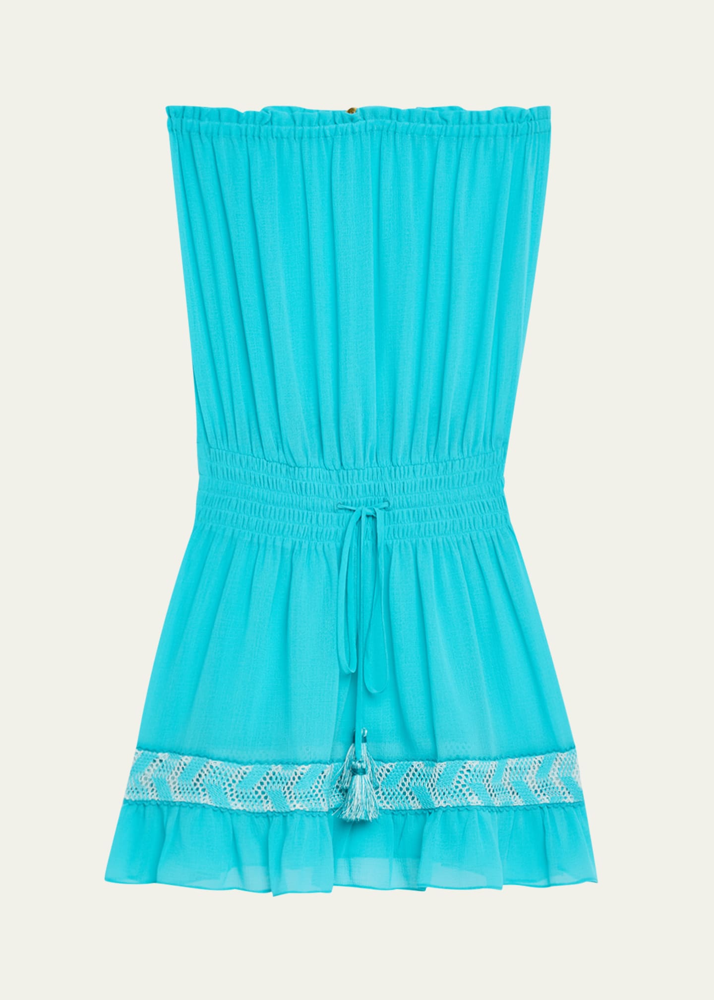 Lauryn Drawstring Mini Dress - Thumbnail 1