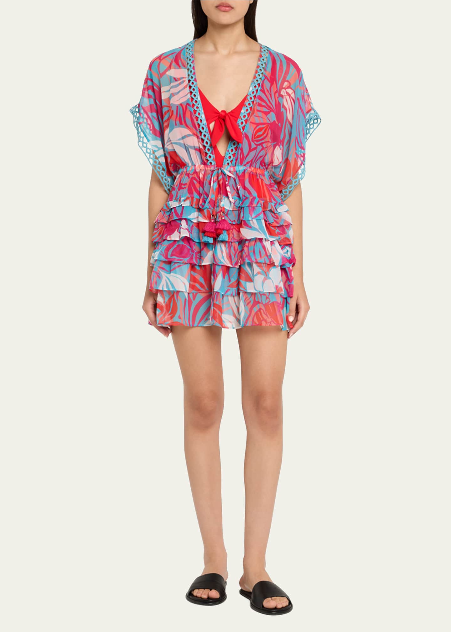 Marisa Tiered Mini Dress - Thumbnail 2