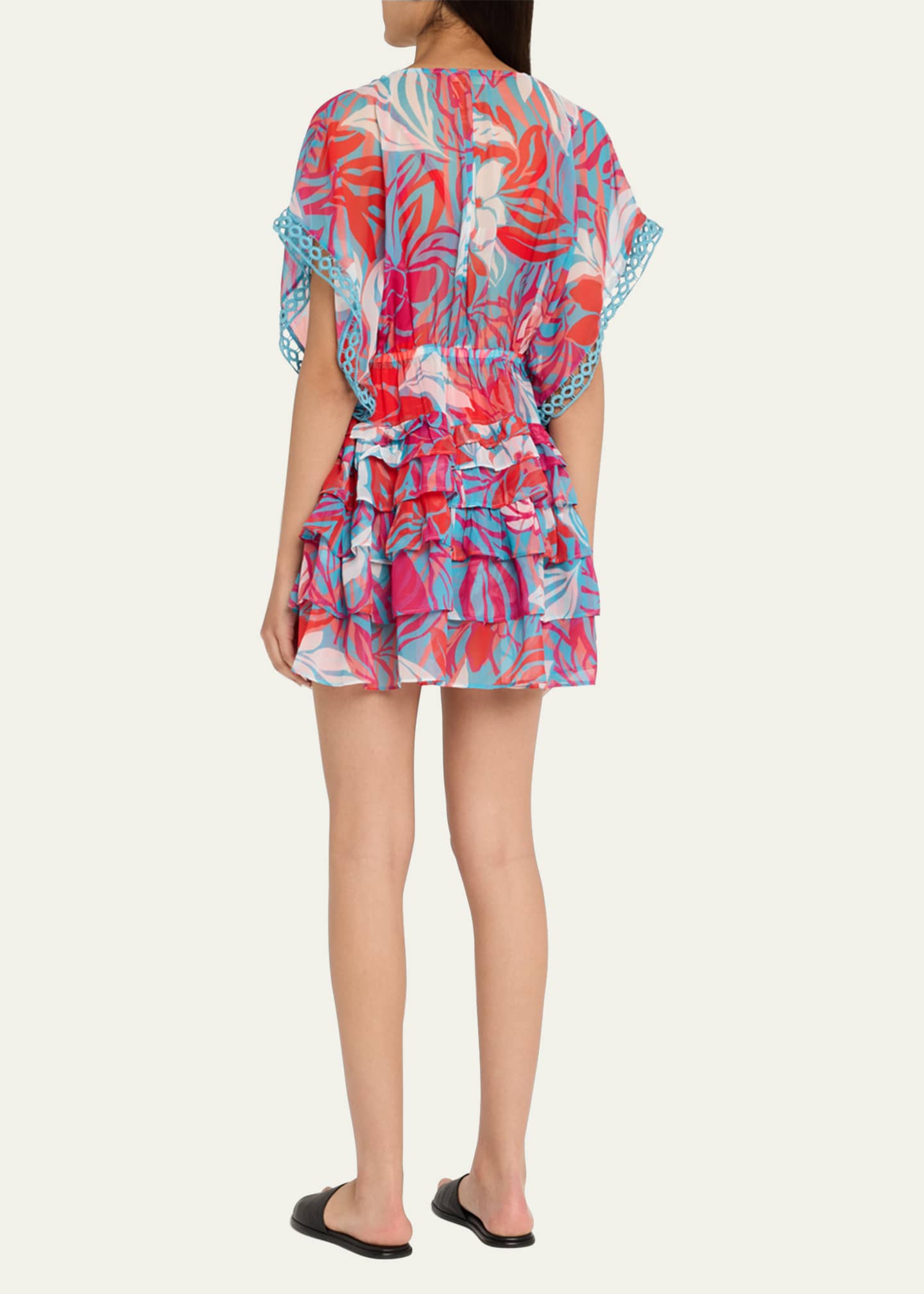Marisa Tiered Mini Dress - Thumbnail 3