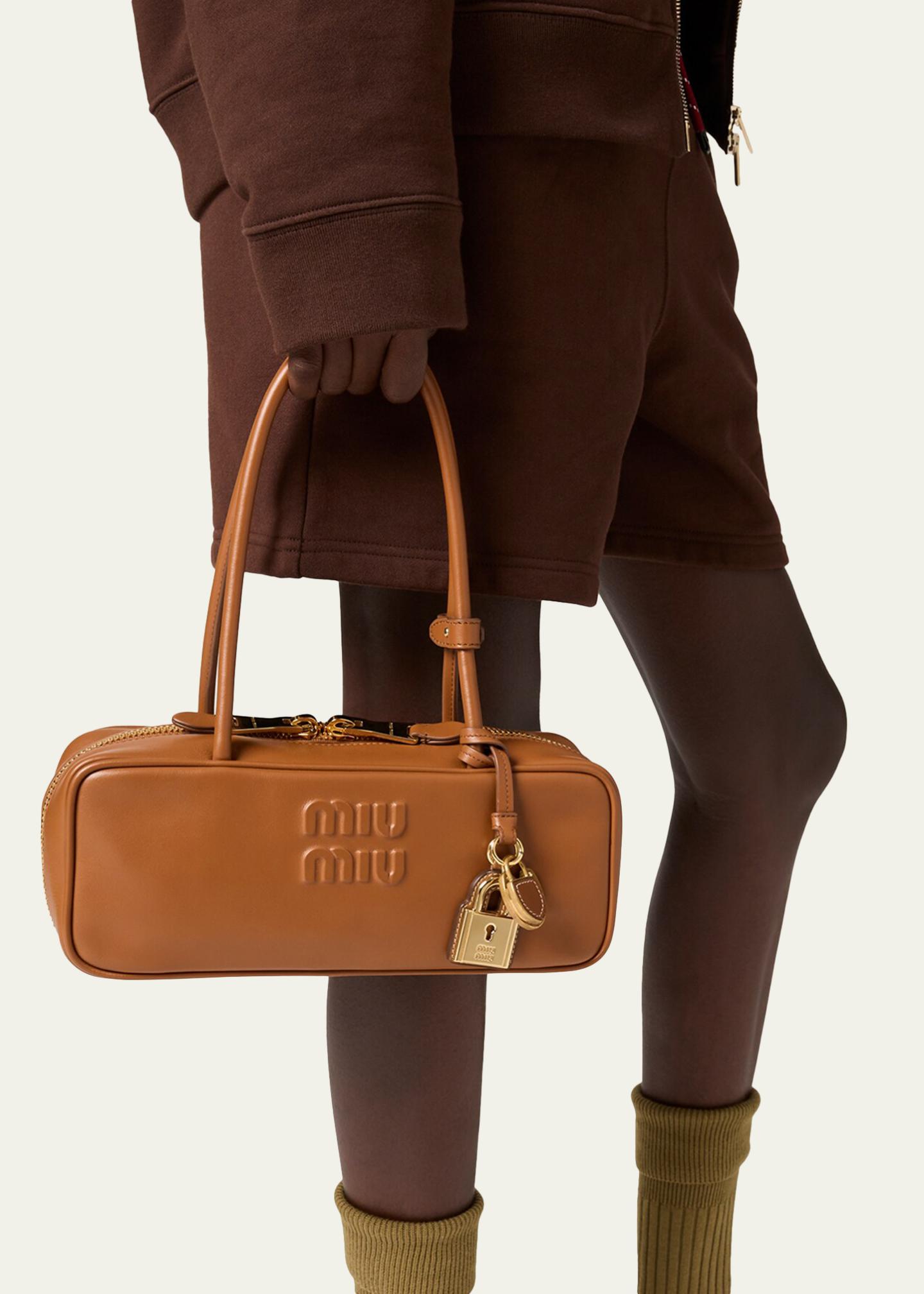 Miu Miu Beau Small Leather Shoulder Bag - Bergdorf Goodman