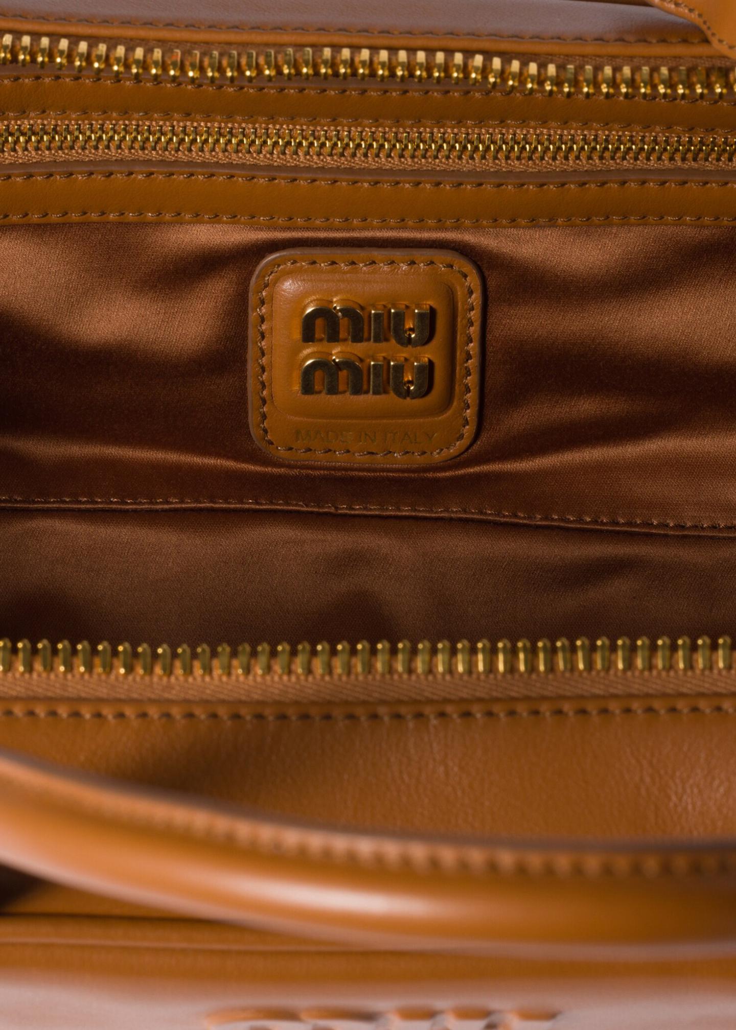 Miu Miu Beau Small Leather Shoulder Bag - Bergdorf Goodman