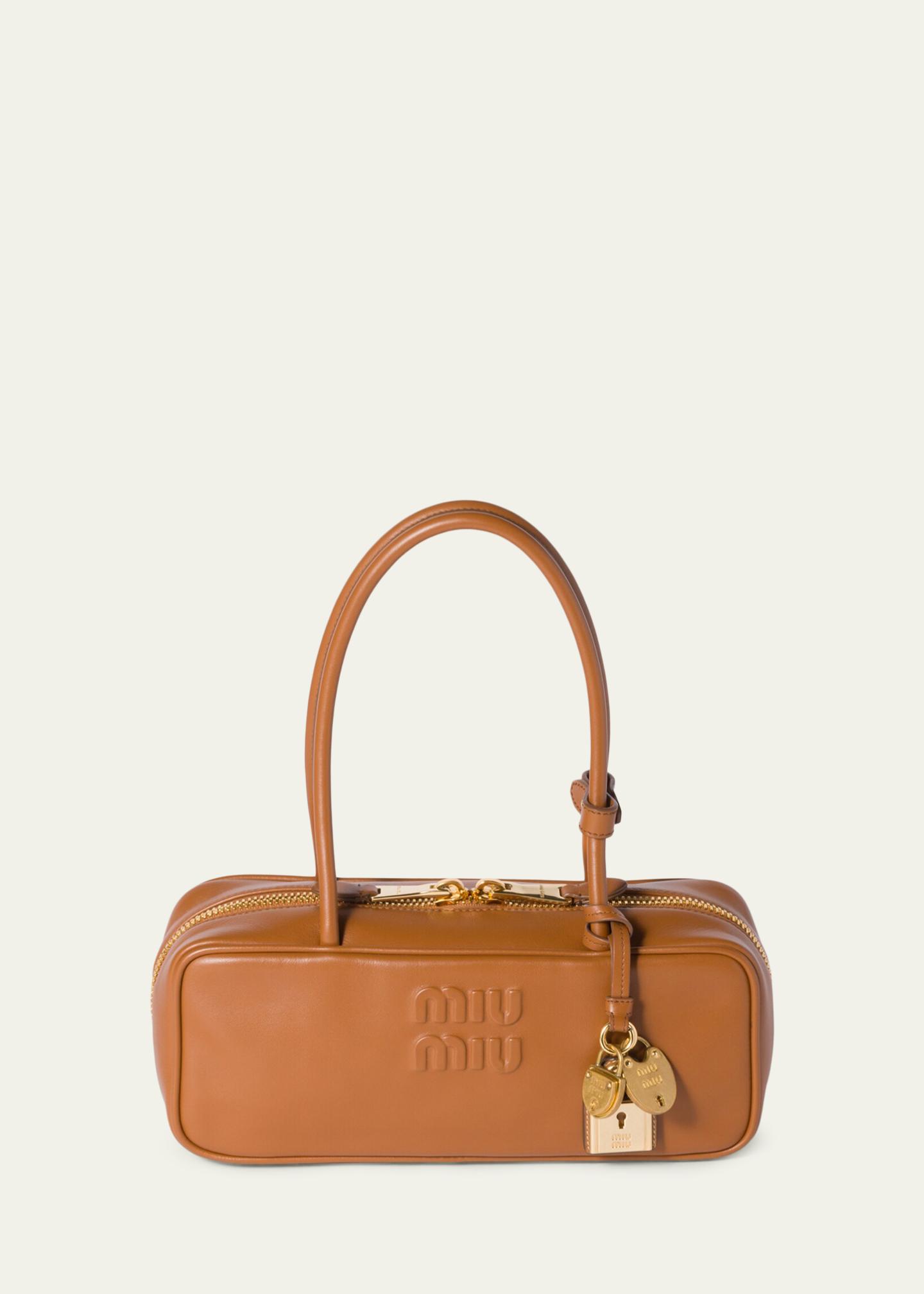 Miu Miu Beau Small Leather Shoulder Bag - Bergdorf Goodman