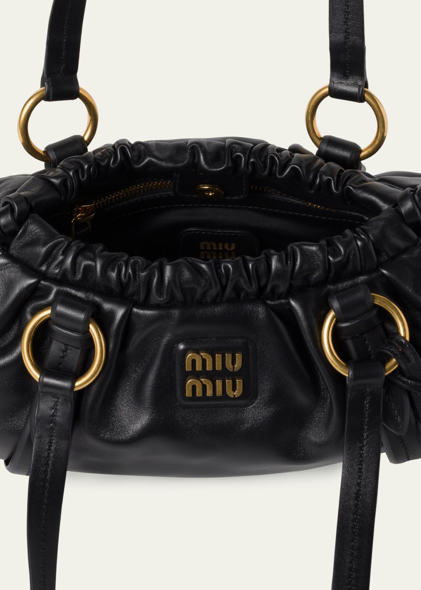 Miu Miu Joie Small Leather Shoulder Bag - Bergdorf Goodman