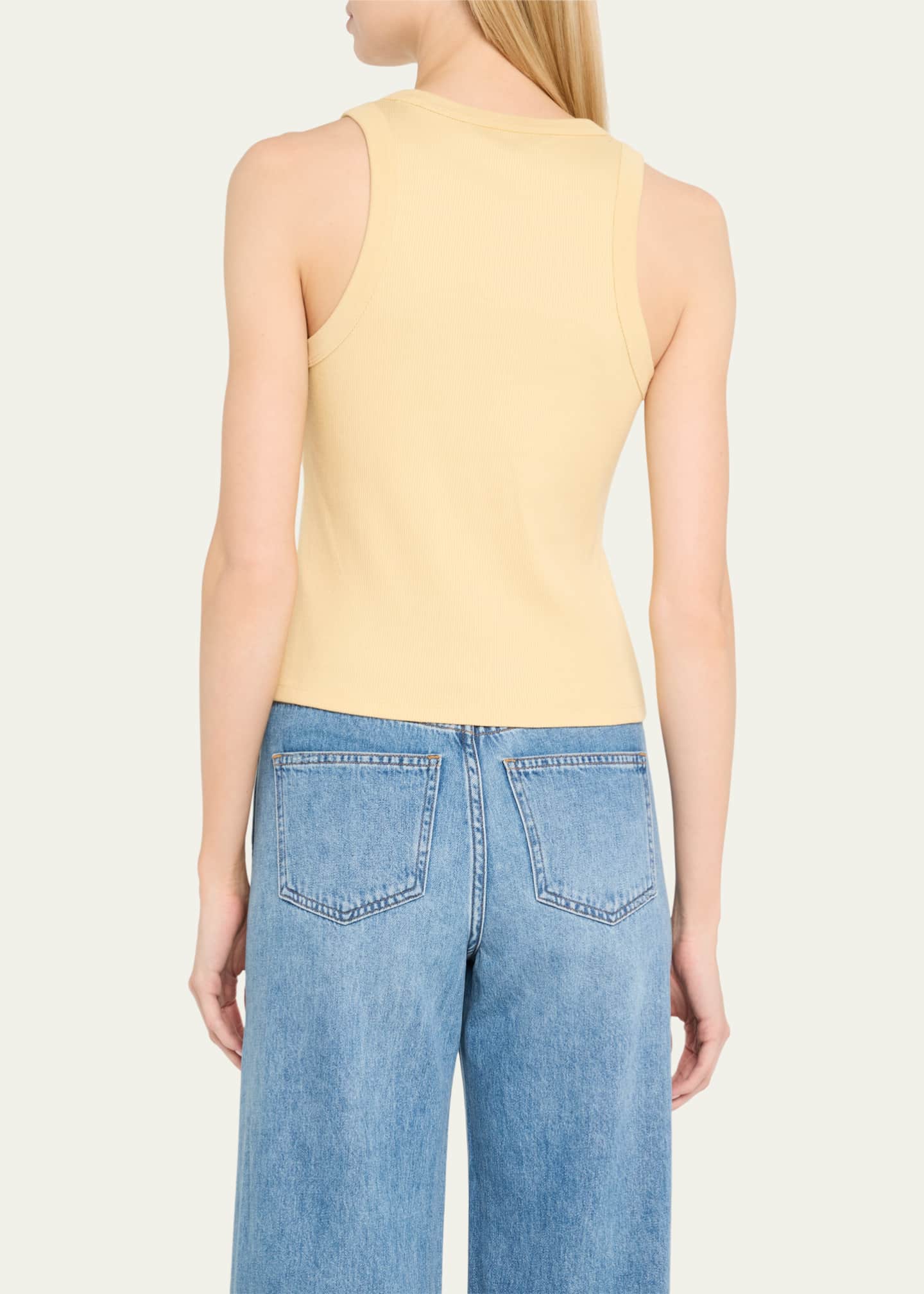 Veronica Beard Jordyn Cropped Tank Top Image 3 of 5