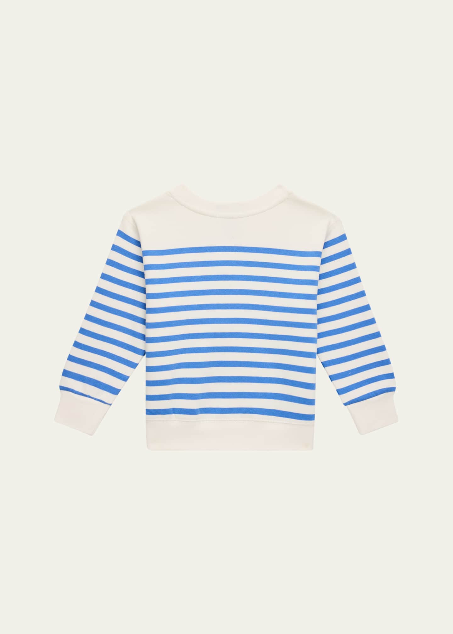 Ralph Lauren Childrenswear Boy's Striped Graphic Sweatshirt, Size 2-7 Image 2 of 3