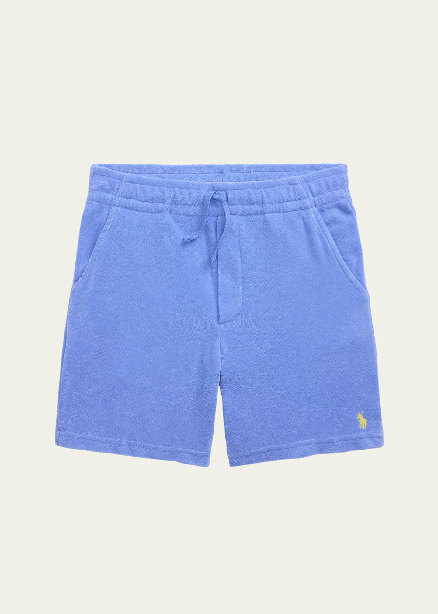 Ralph Lauren Childrenswear Boy's Terry Embroidered Polo Shorts, Size S-XL Image 1 of 2