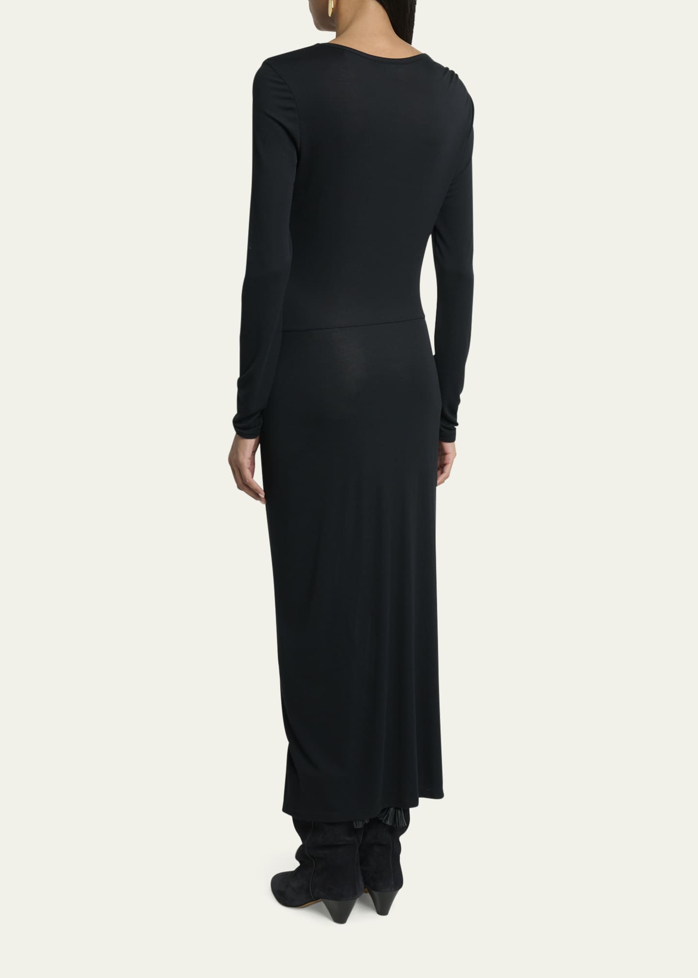Etoile Isabel Marant Jelina Long-Sleeve Jersey Dress - Bergdorf Goodman