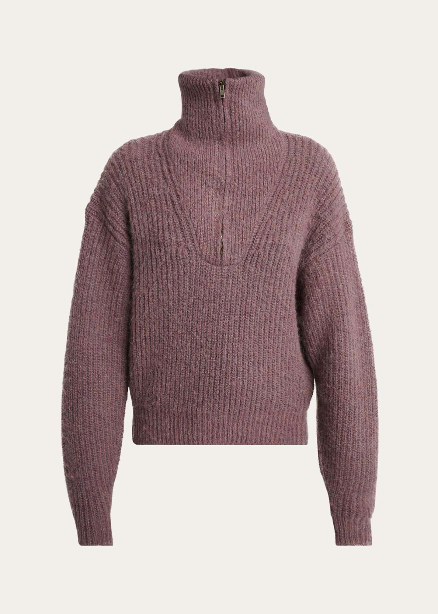 Etoile Isabel Marant Danita Half-Zip Sweater - Bergdorf Goodman