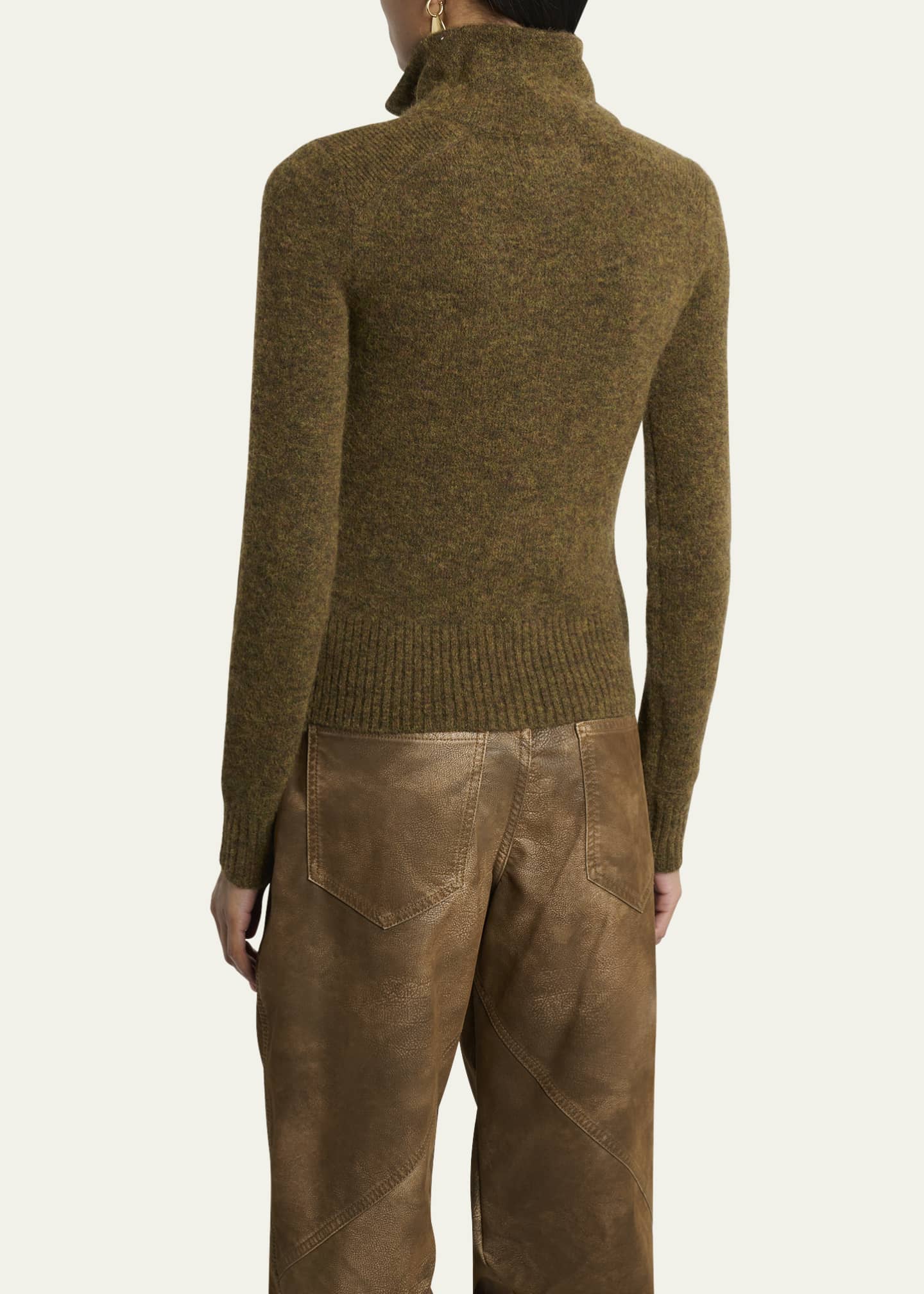 Etoile Isabel Marant Prunella Full-Zip Sweater Jacket Image 3 of 5
