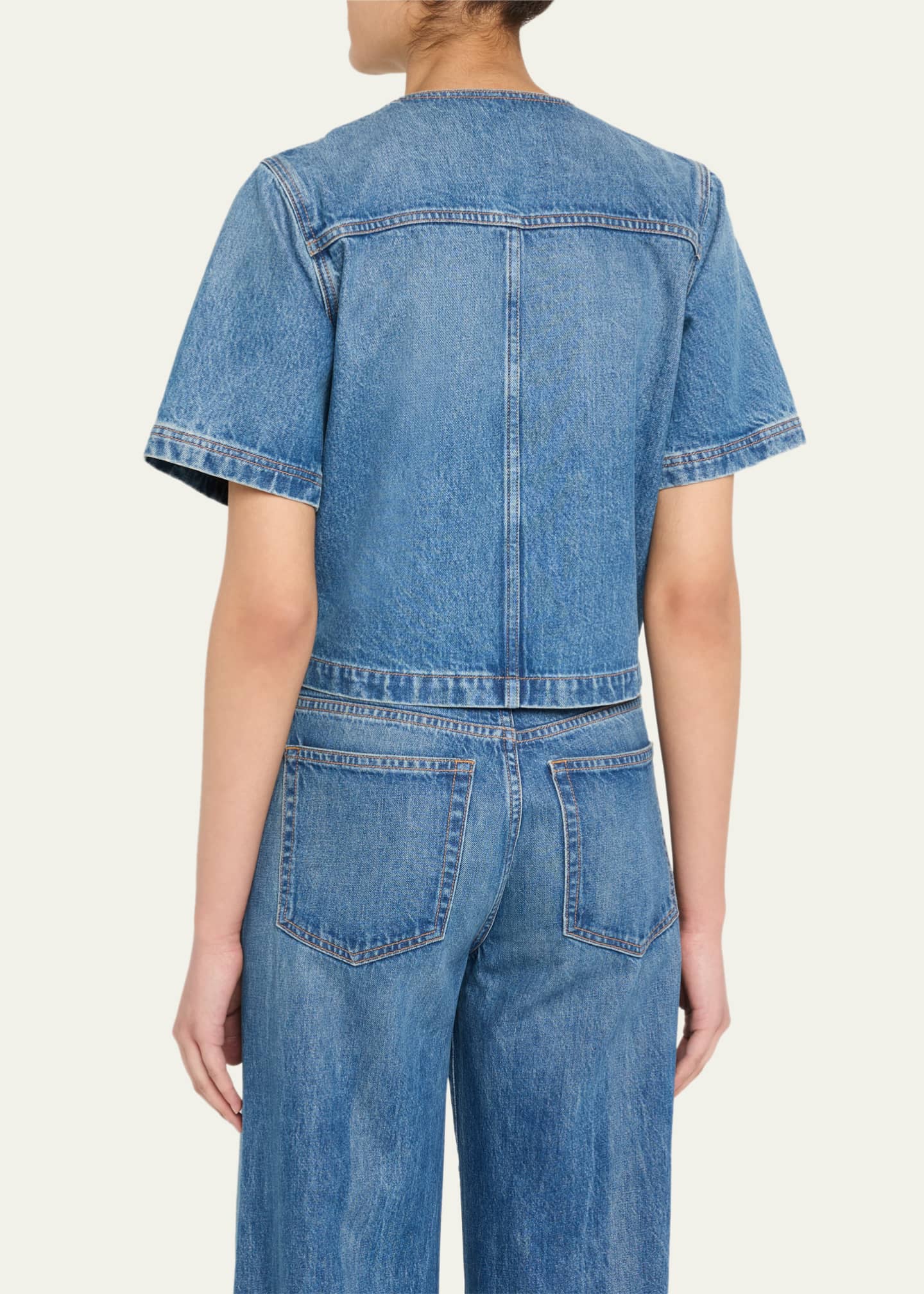 Ulla Johnson The Serge Short-Sleeve Jacket - Bergdorf Goodman