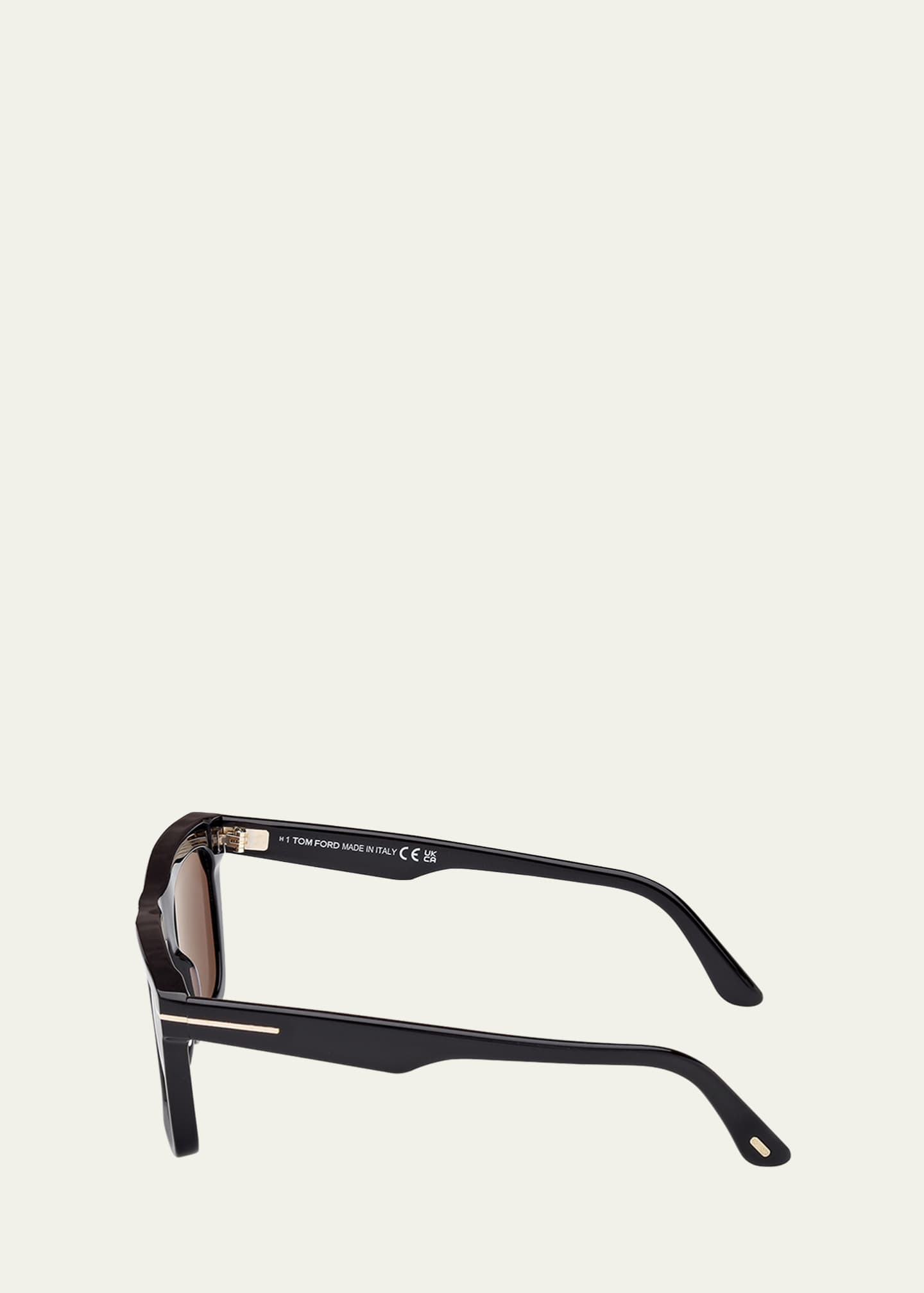 TOM FORD Men's Lelio Acetate Square Sunglasses Image 4 of 5