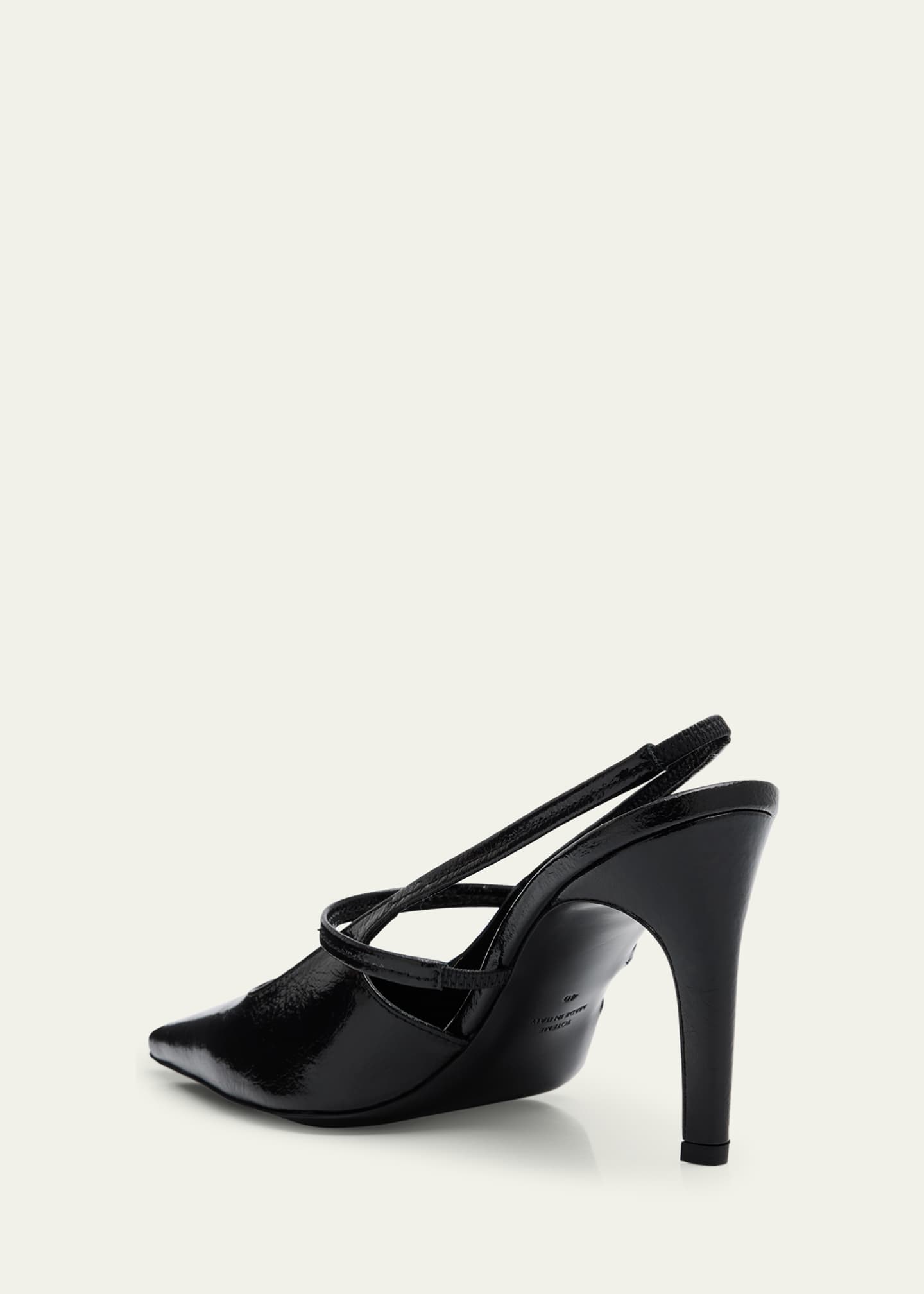 Toteme Leather Mary Jane Slingback Stiletto Pumps - Bergdorf