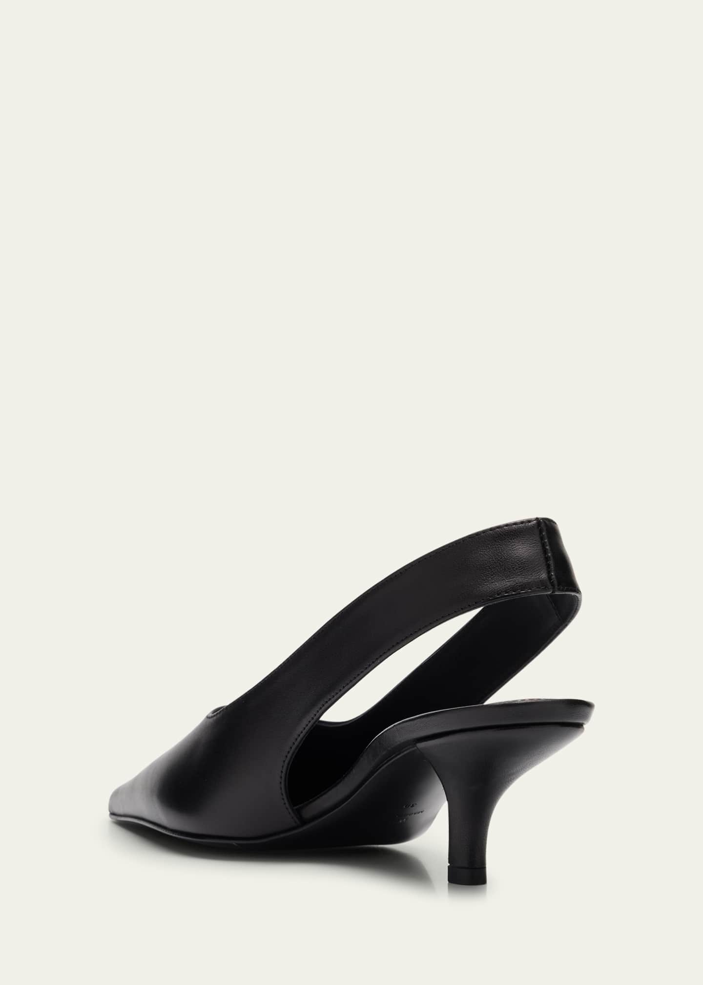 Toteme Leather Slingback Pumps Image 4 of 6