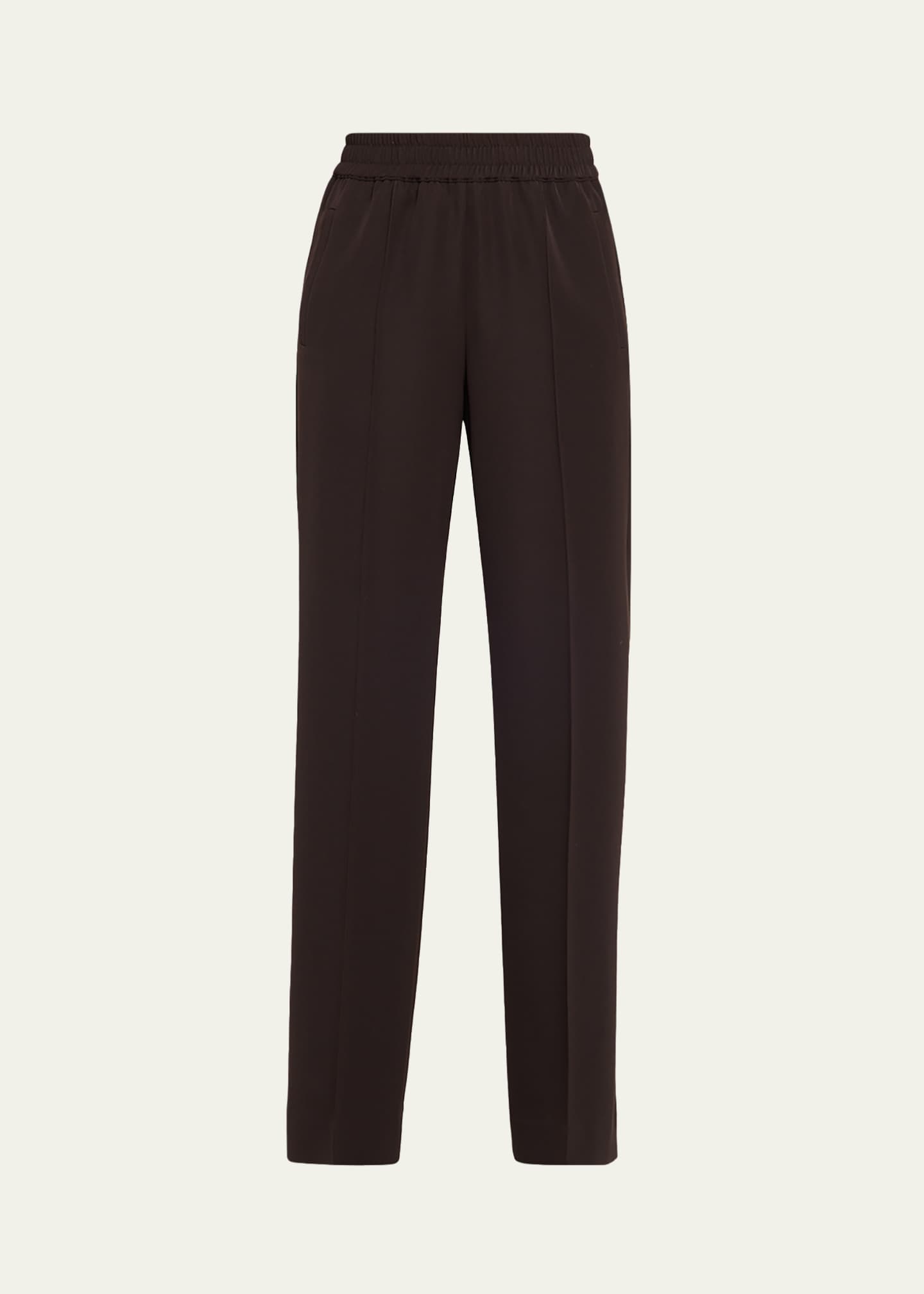 Dolce&Gabbana Straight-Leg Gabardine Pull-On Pants - Bergdorf Goodman