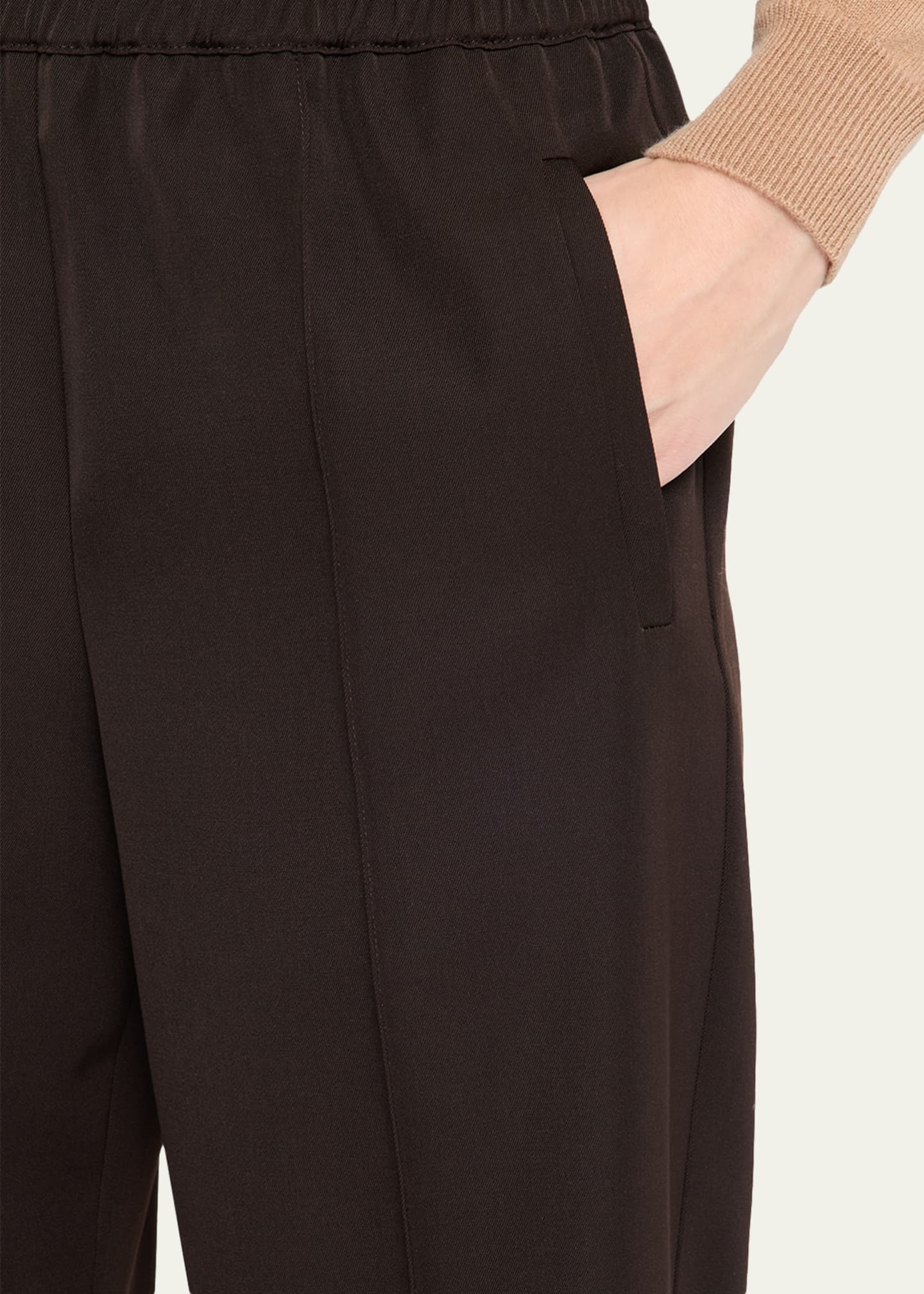 パンツ DOLCE&GABBANA Archive Straight Trousers Dolce&Gabbana Straight-Leg Gabardine Pull-On Pants - Bergdorf Goodman