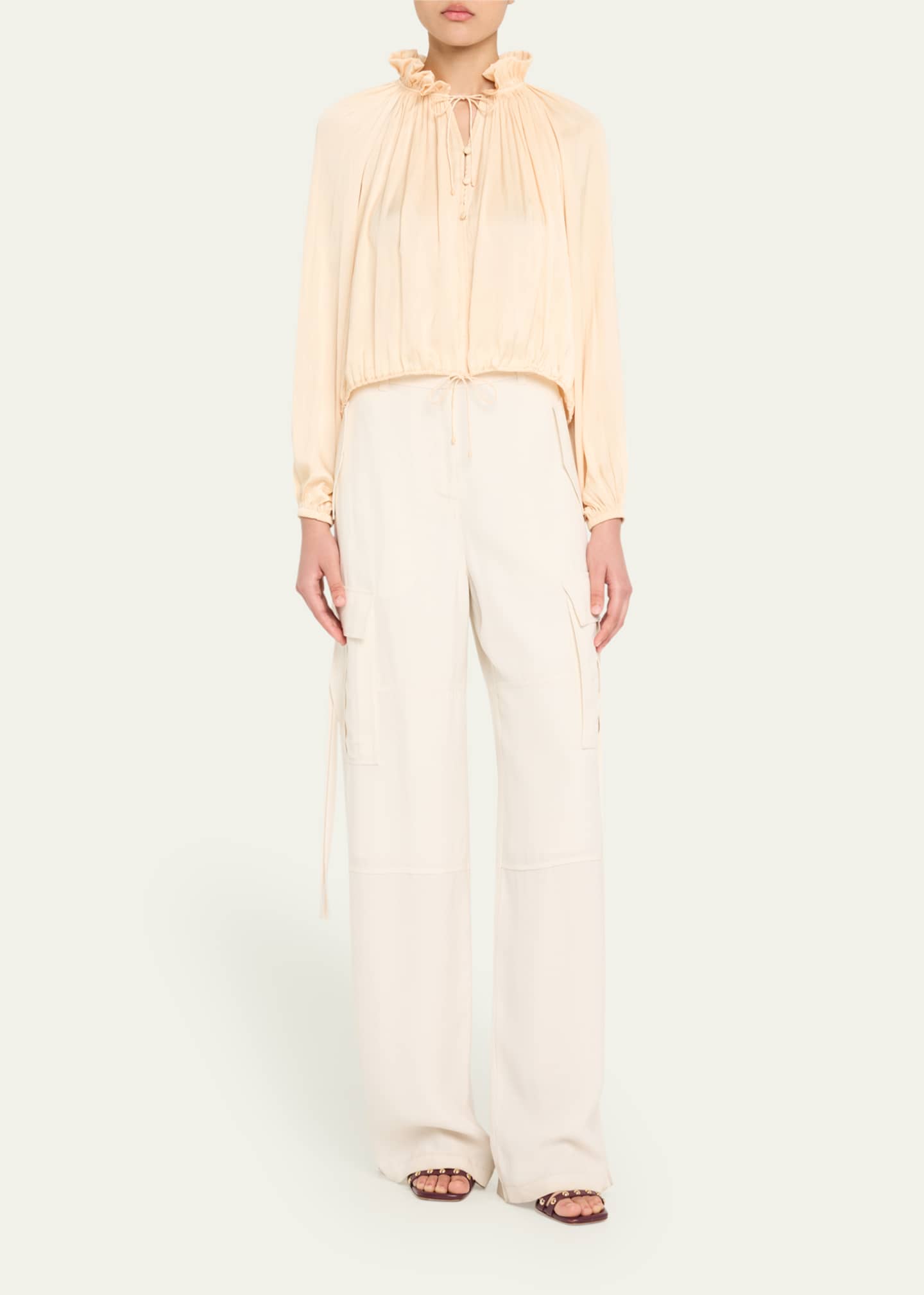 Ulla Johnson Laurette Long-Sleeve Blouse Image 2 of 5