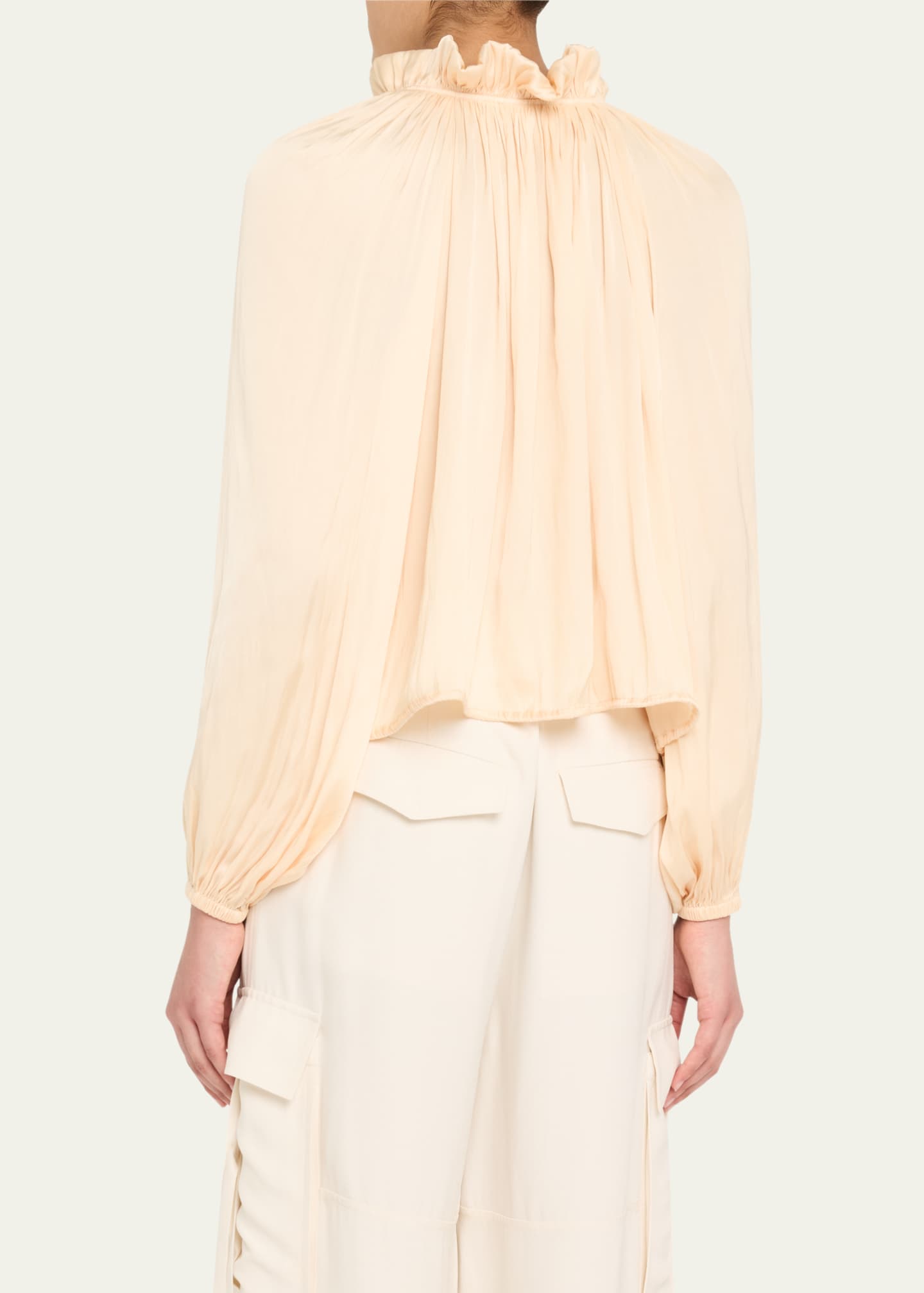 Ulla Johnson Laurette Long-Sleeve Blouse Image 3 of 5