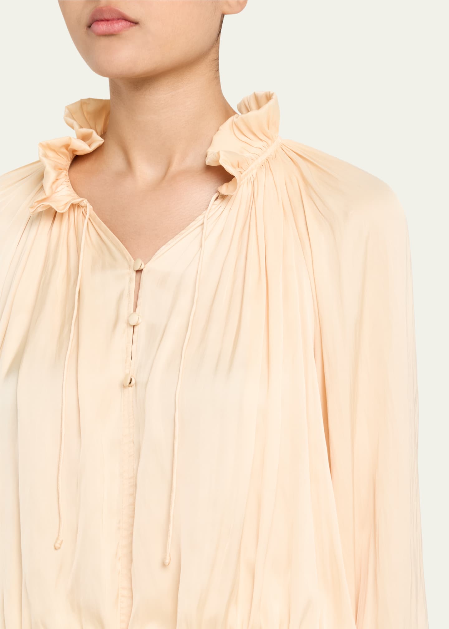 Ulla Johnson Laurette Long-Sleeve Blouse Image 5 of 5